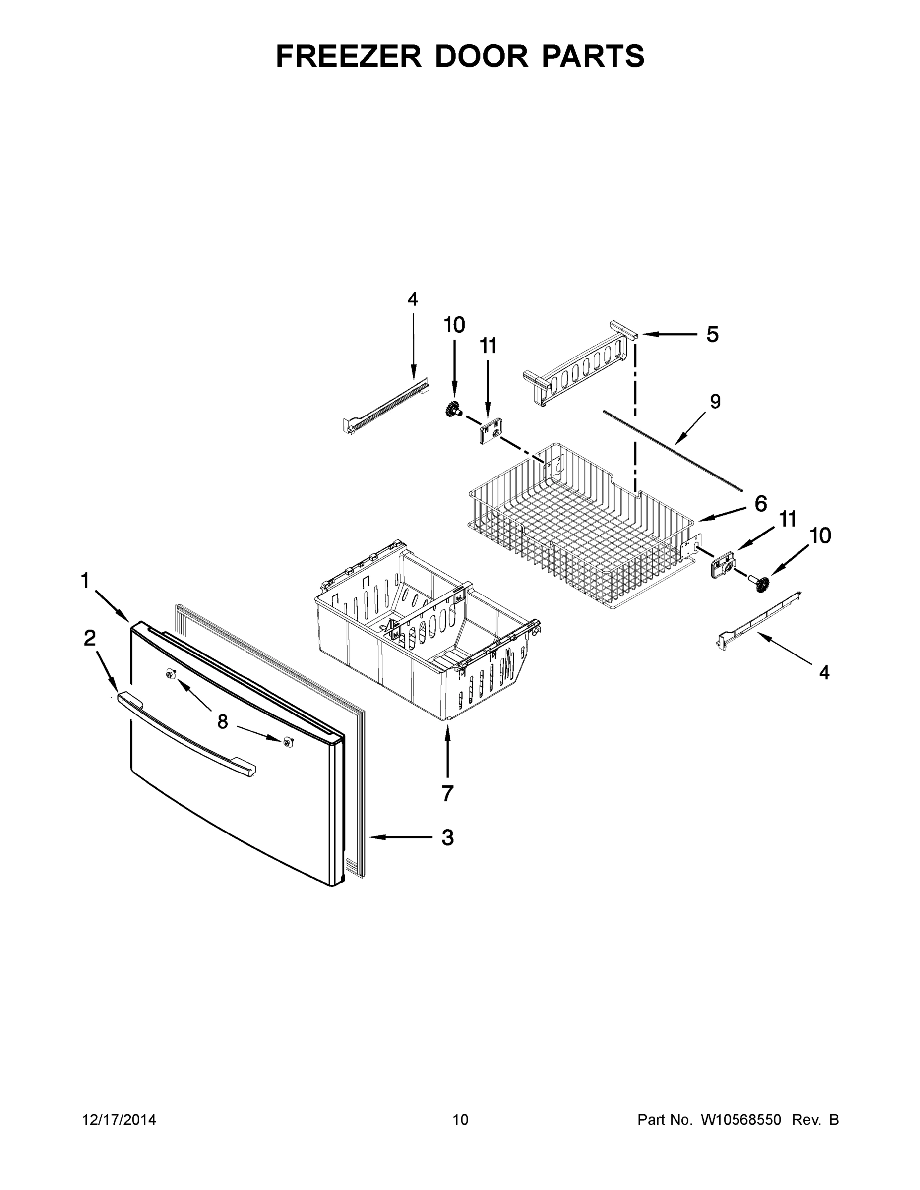 06 - FREEZER DOOR PARTS