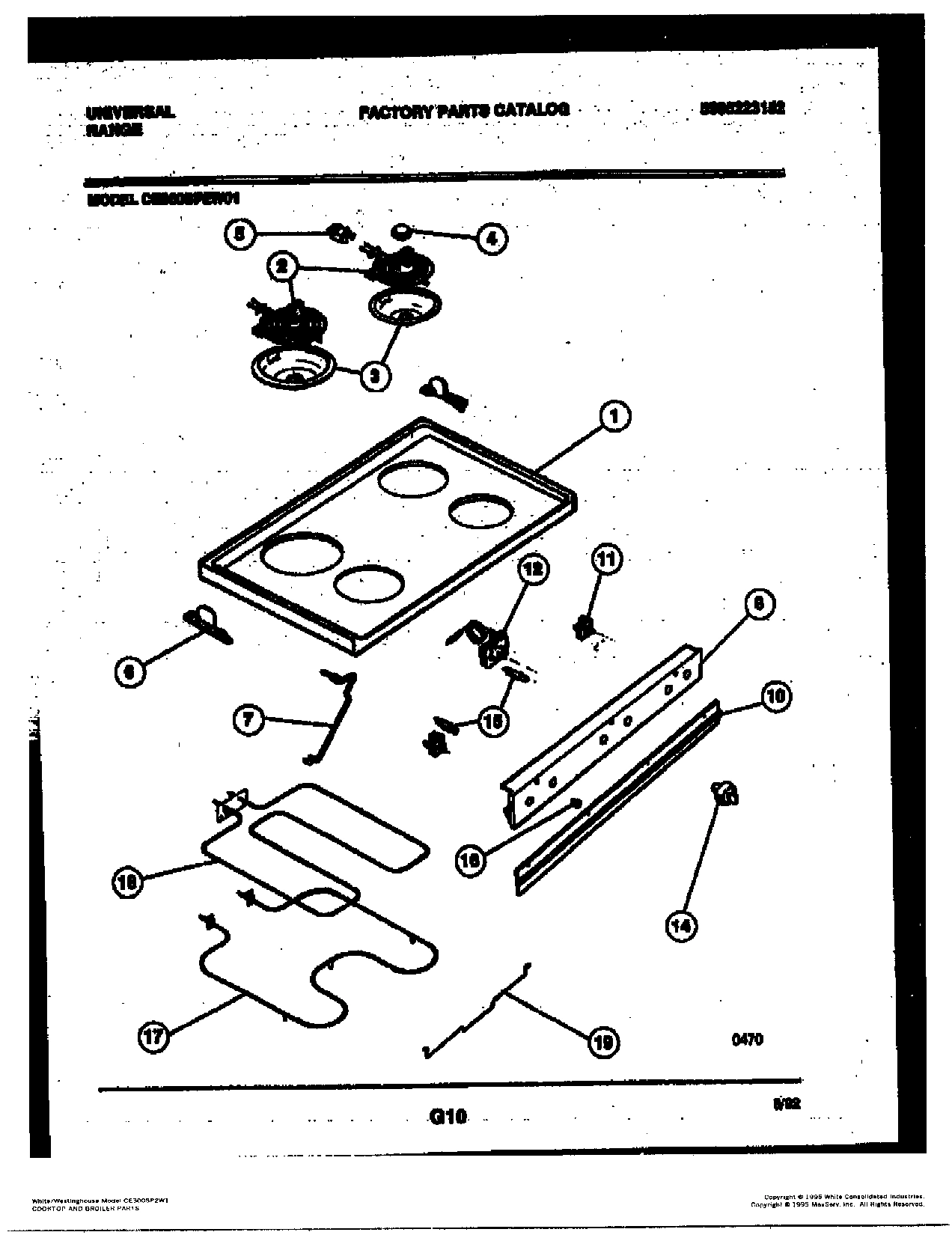 04 - COOKTOP AND BROILER PARTS
