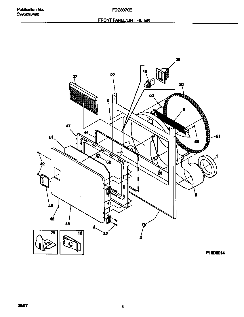 03 - FRONT PANEL/LINT FILTER