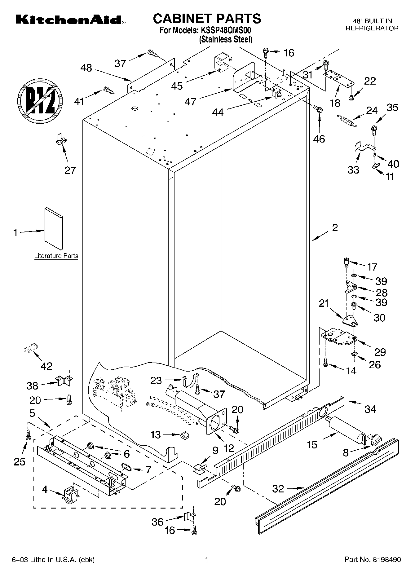 01 - CABINET PARTS