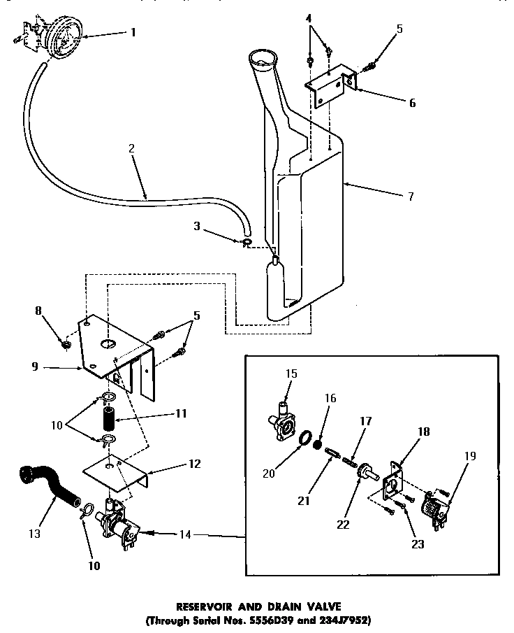 23 - RESERVOIR & DRAIN VALVE