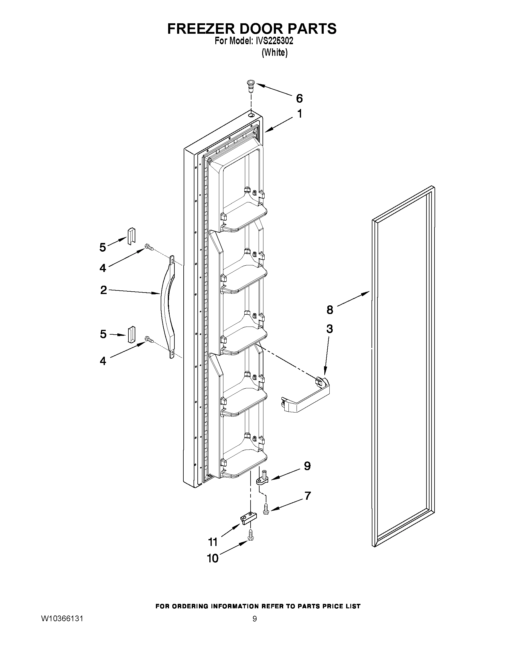 06 - FREEZER DOOR PARTS