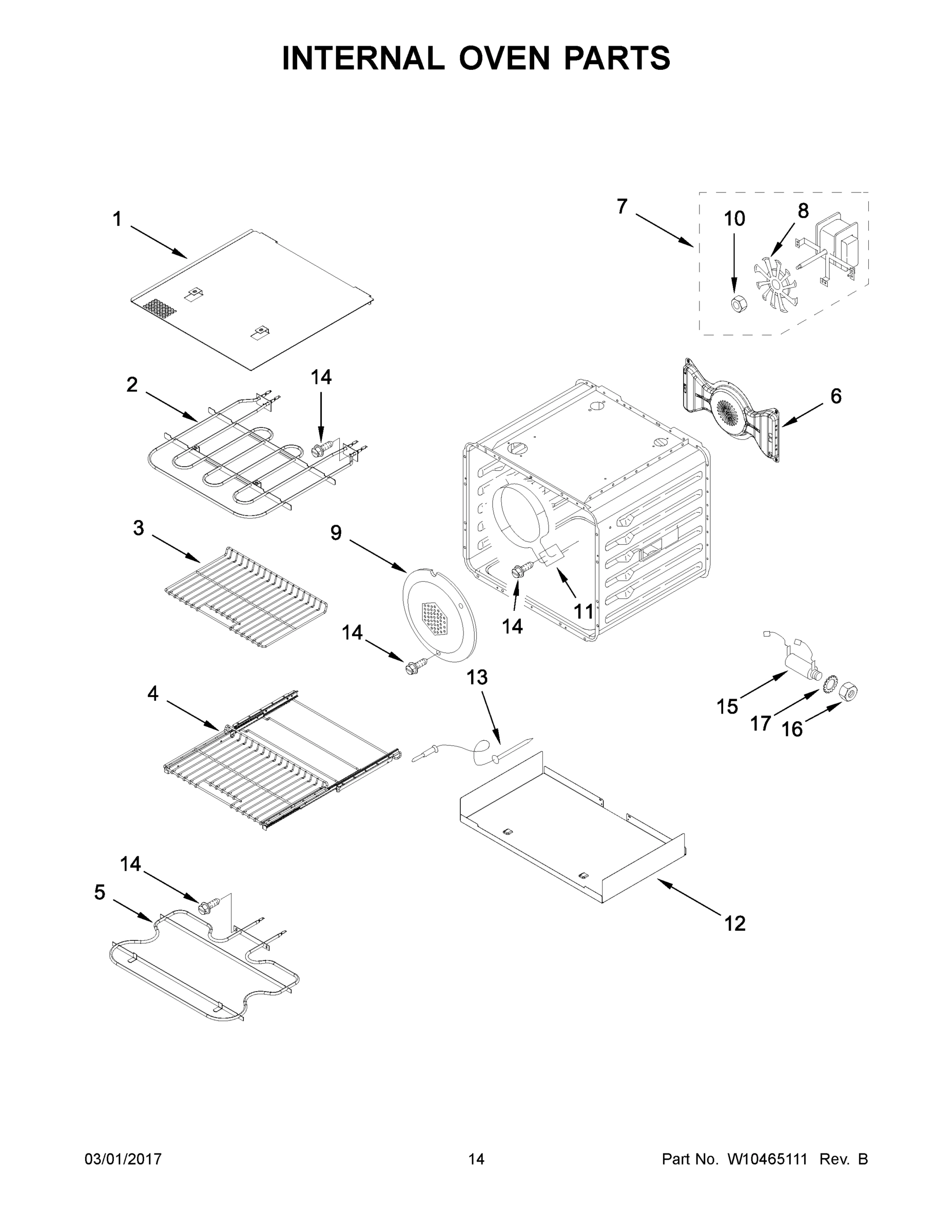 08 - INTERNAL OVEN PARTS
