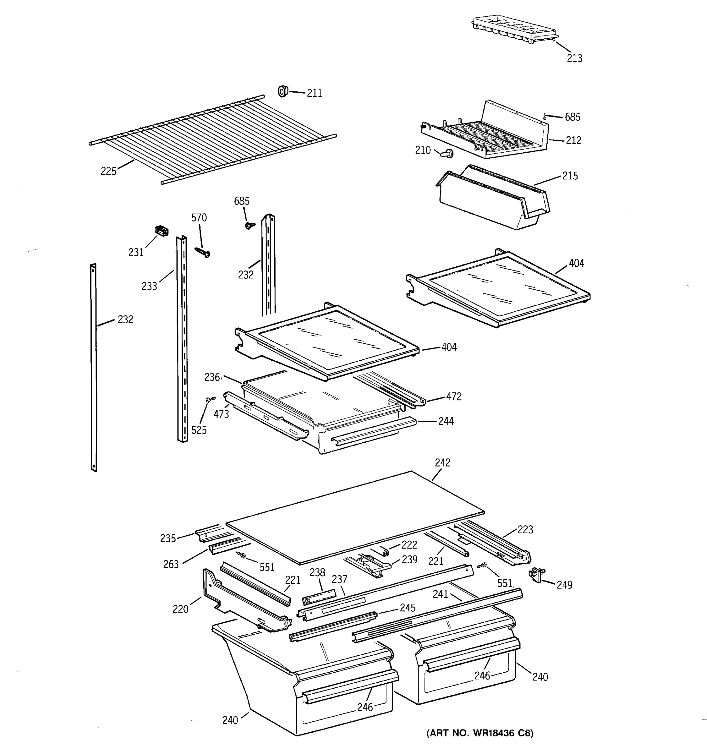 SHELF PARTS