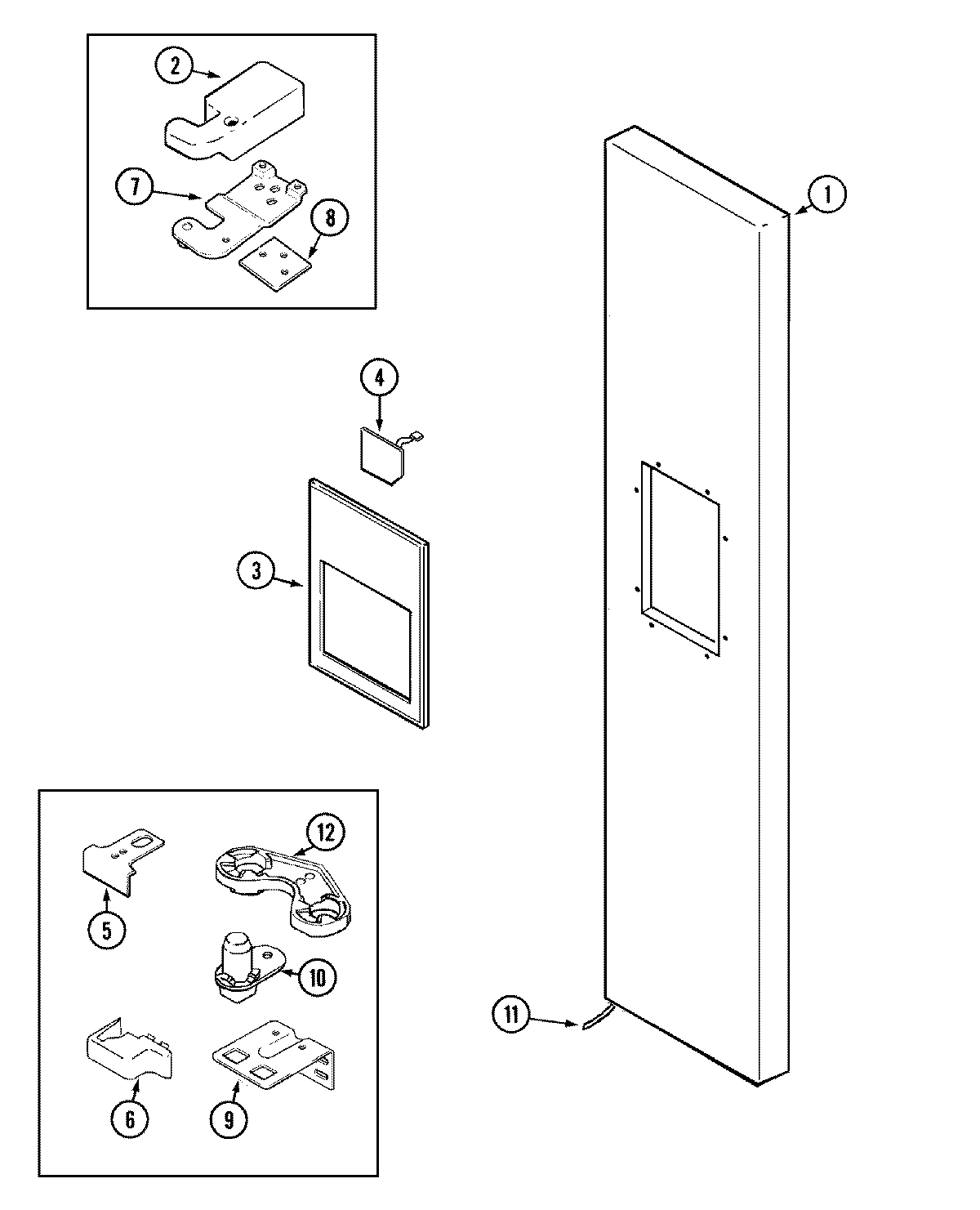 08 - FREEZER OUTER DOOR