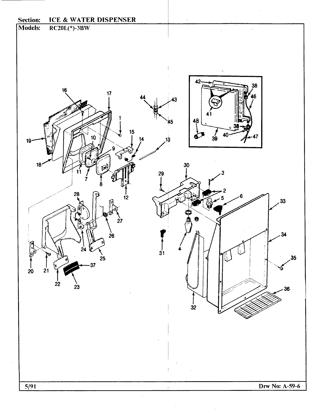 05 - ICE & WATER DISPENSER
