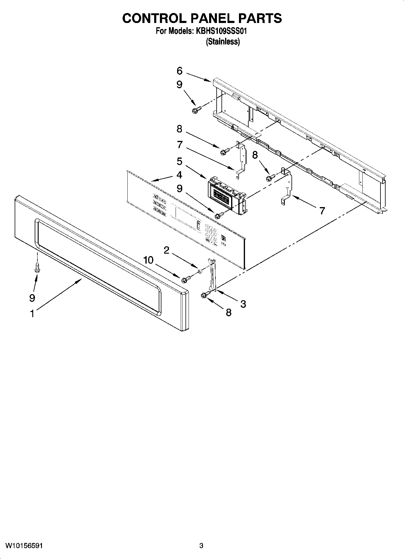 02 - CONTROL PANEL PARTS