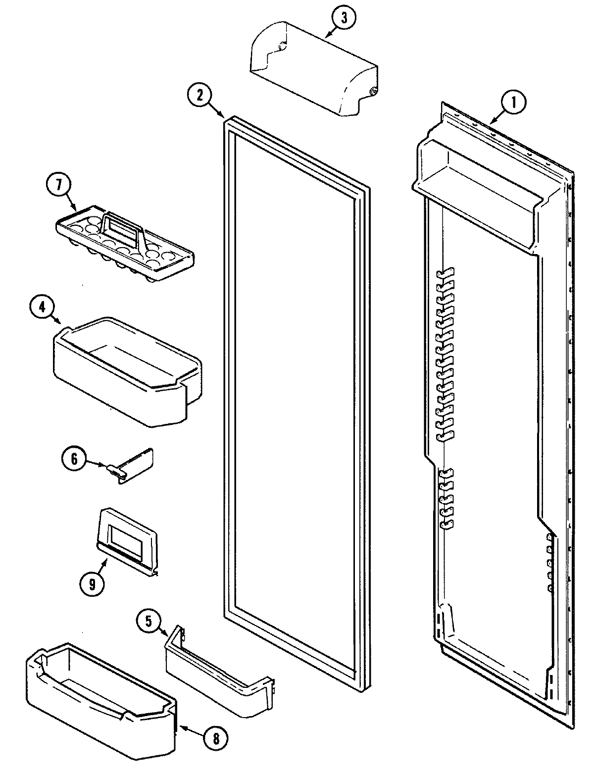 10 - FRESH FOOD INNER DOOR