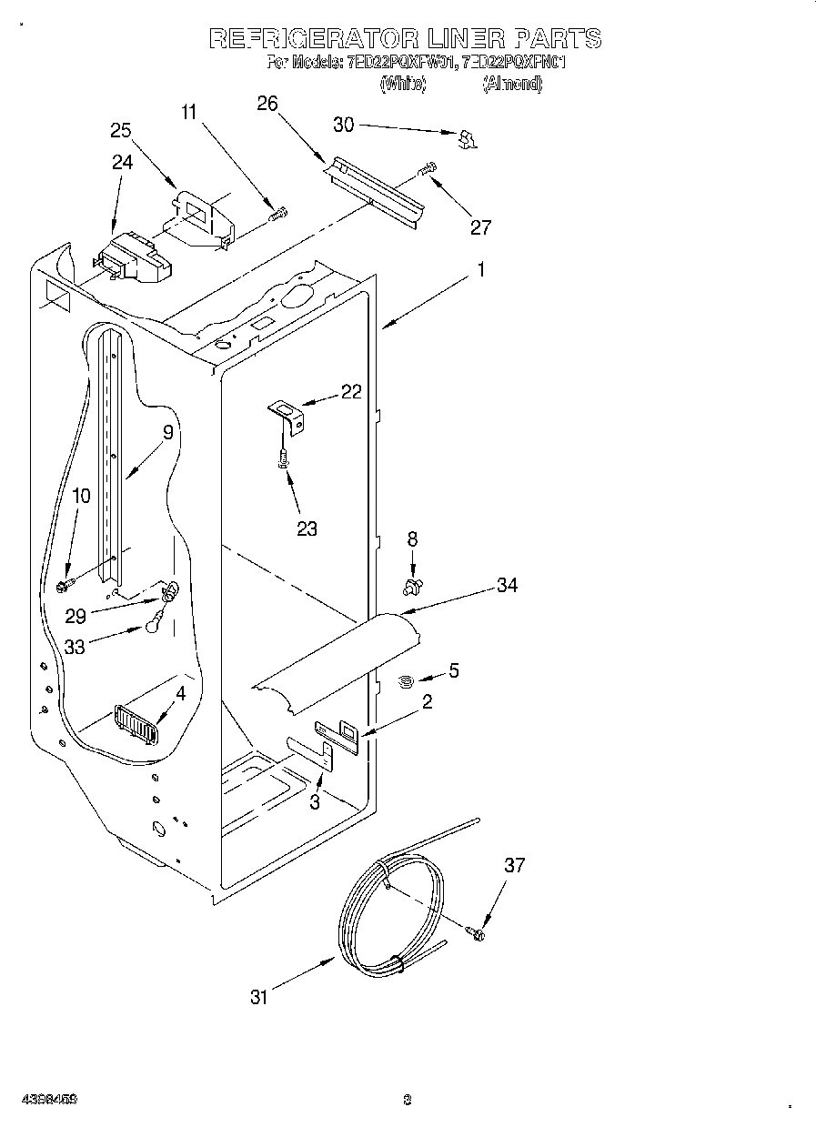 02 - REFRIGERATOR LINER