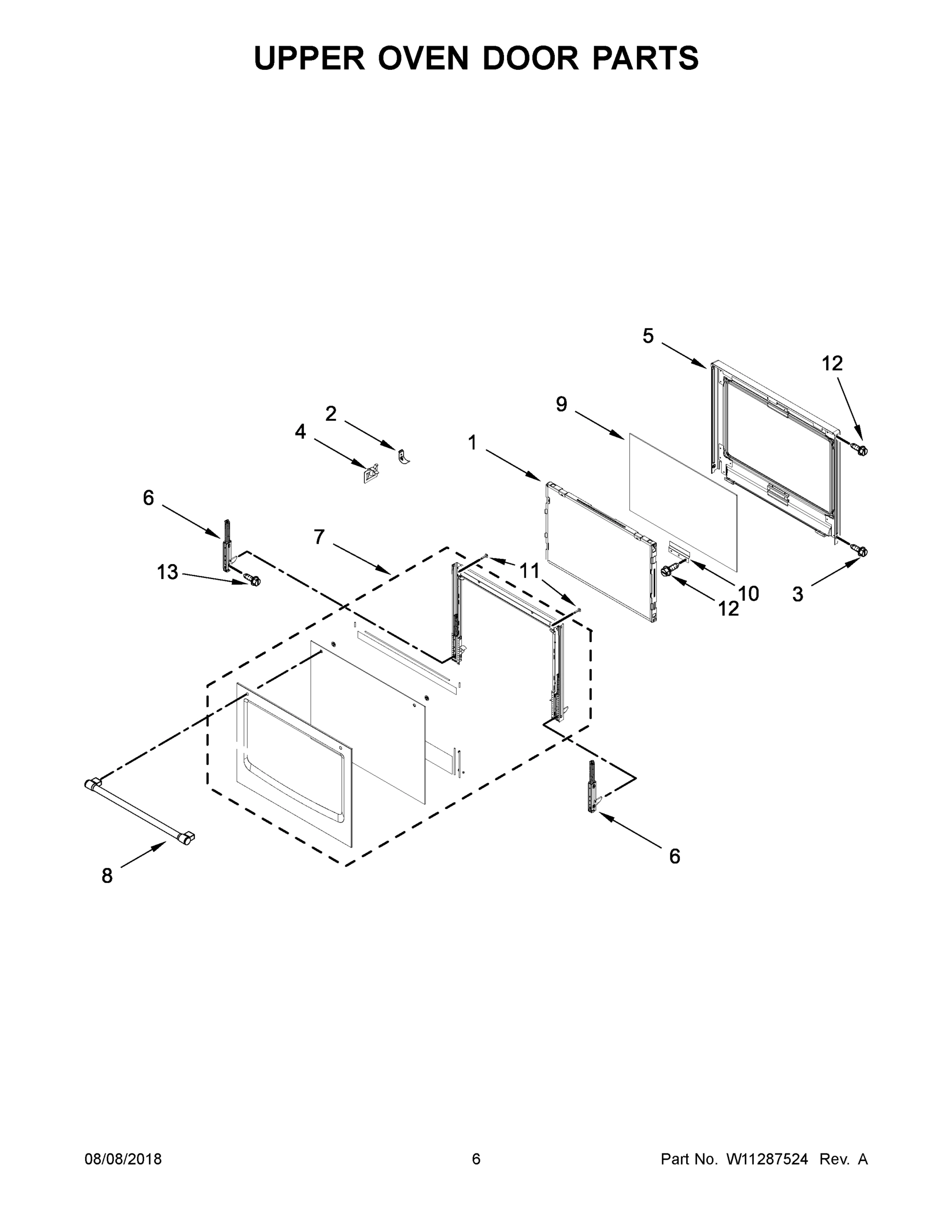 04 - UPPER OVEN DOOR PARTS