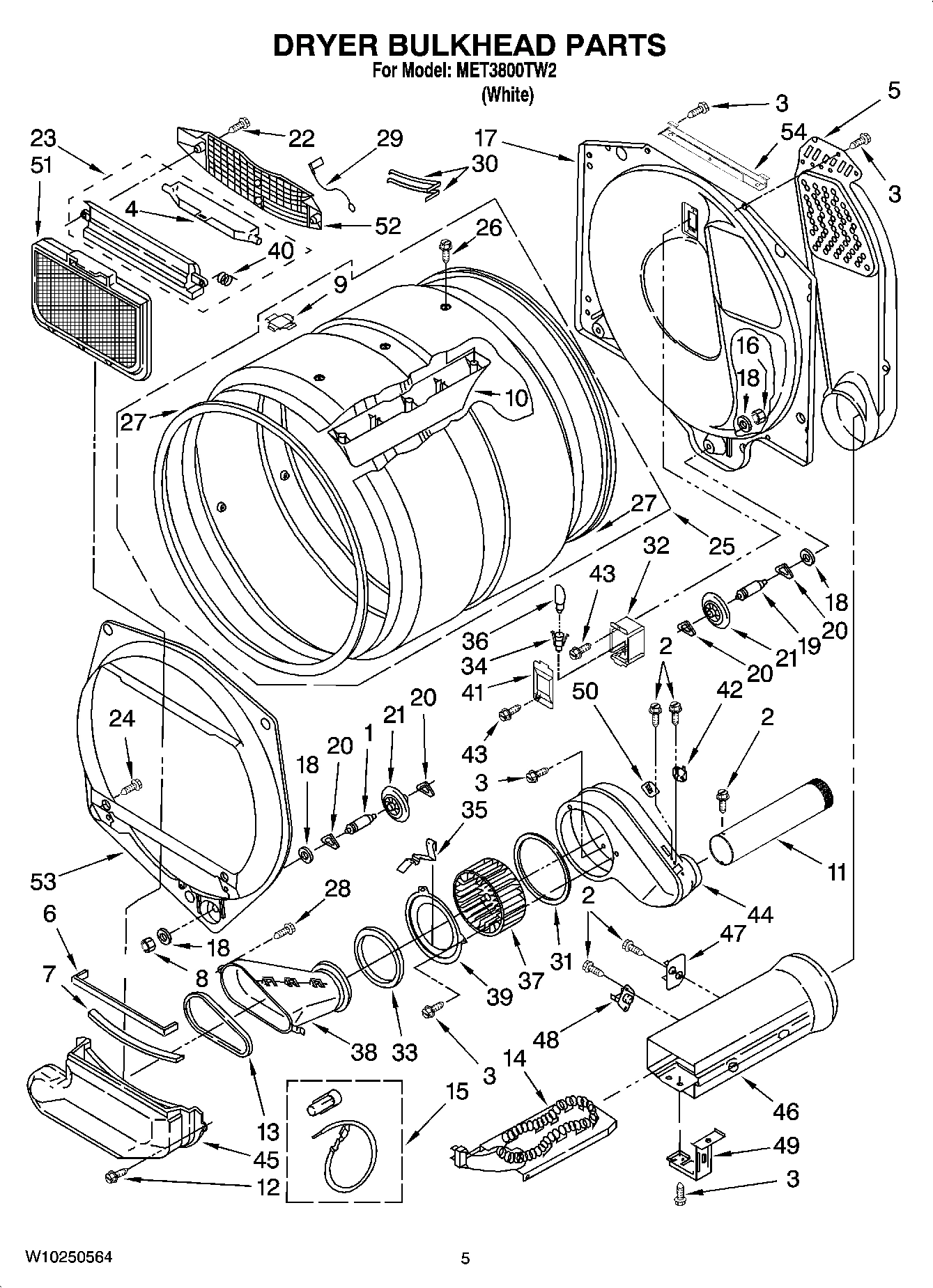 04 - DRYER BULKHEAD PARTS