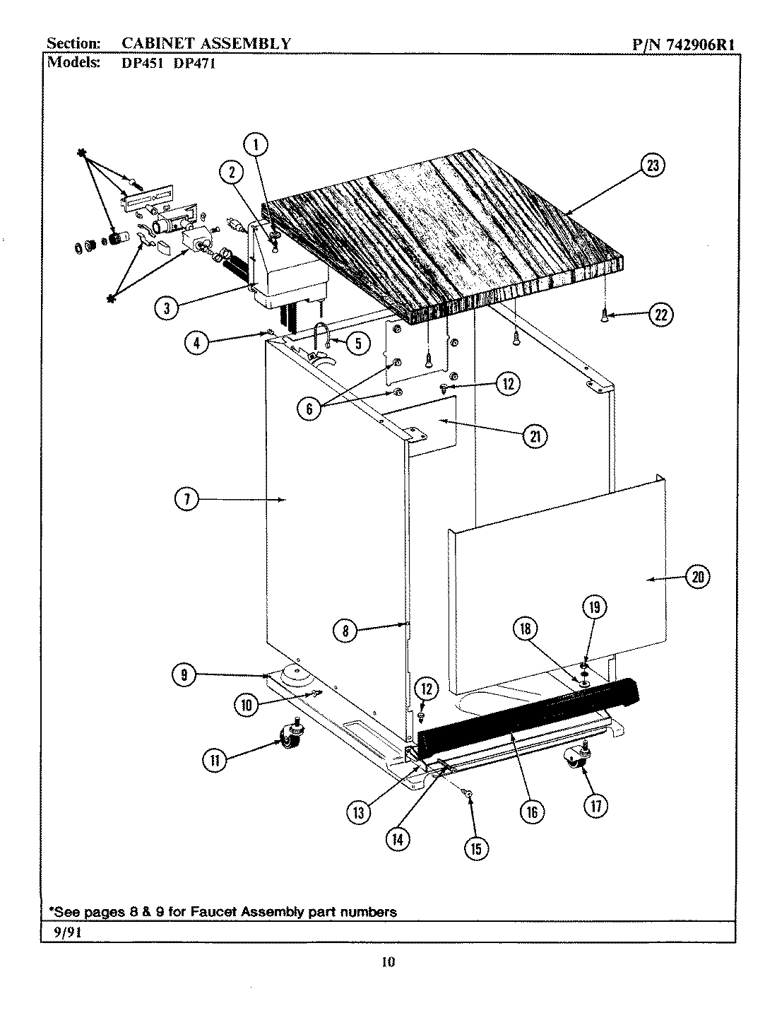 02 - CABINET ASSEMBLY (DP451)