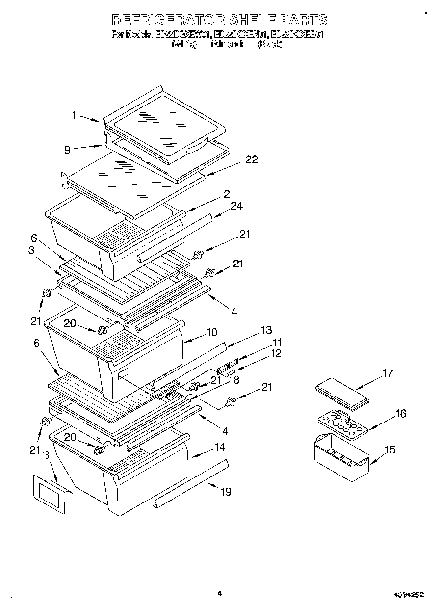 03 - REFRIGERATOR SHELF