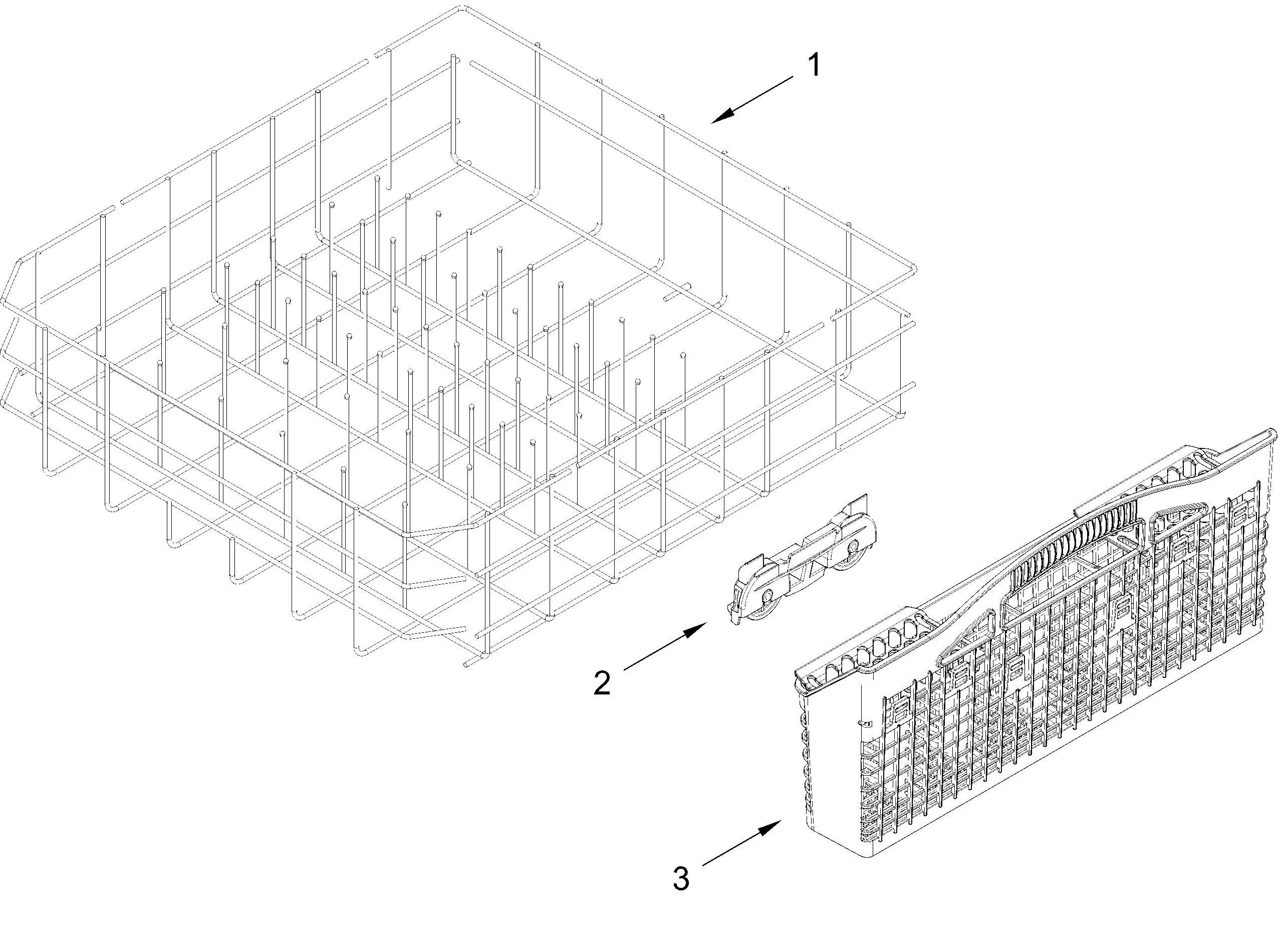 LOWER RACK PARTS