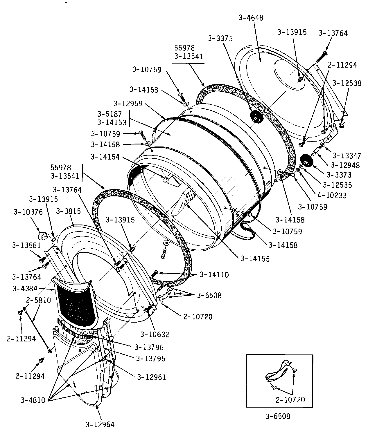 05 - LINT SCREEN, TUMBLER (FRONT & BACK)