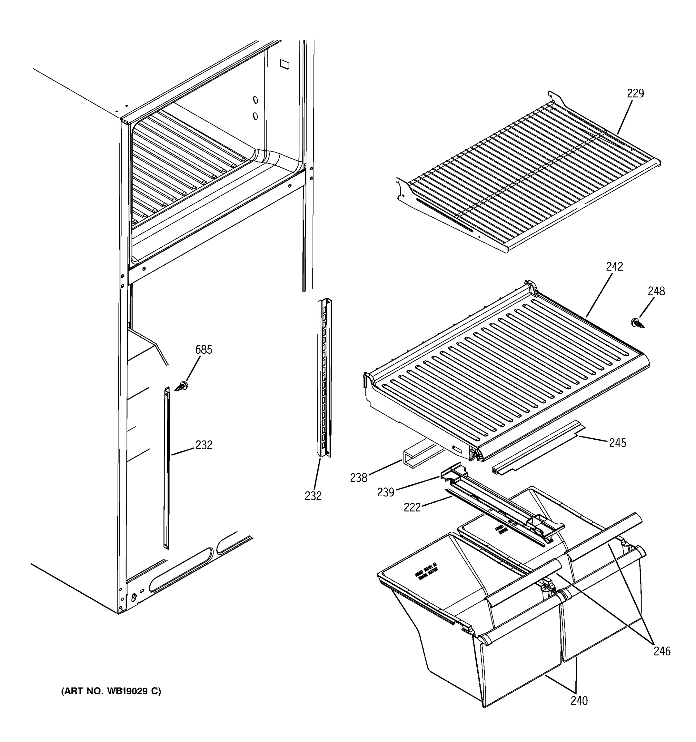 FRESH FOOD SHELVES