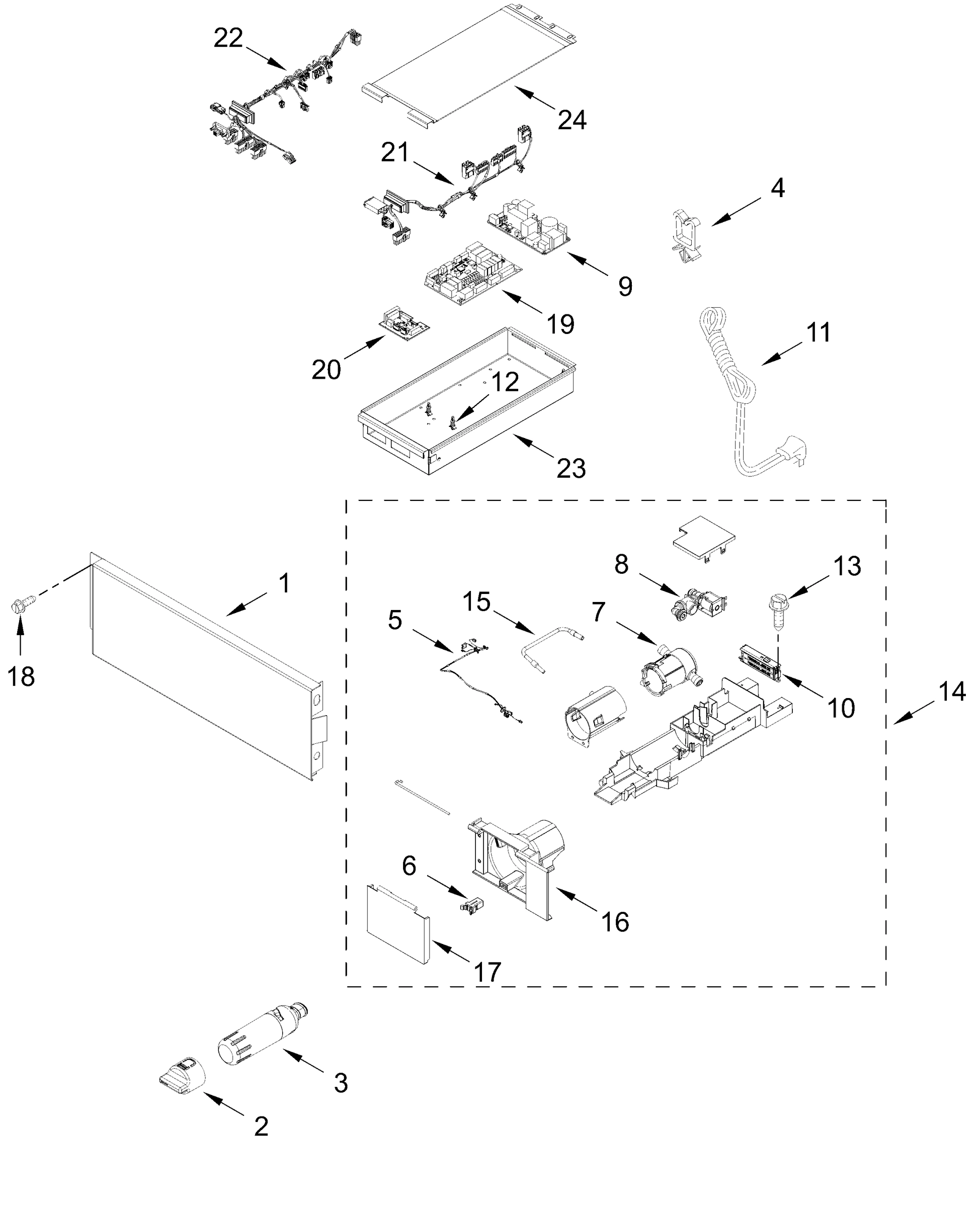 UPPER UNIT PARTS