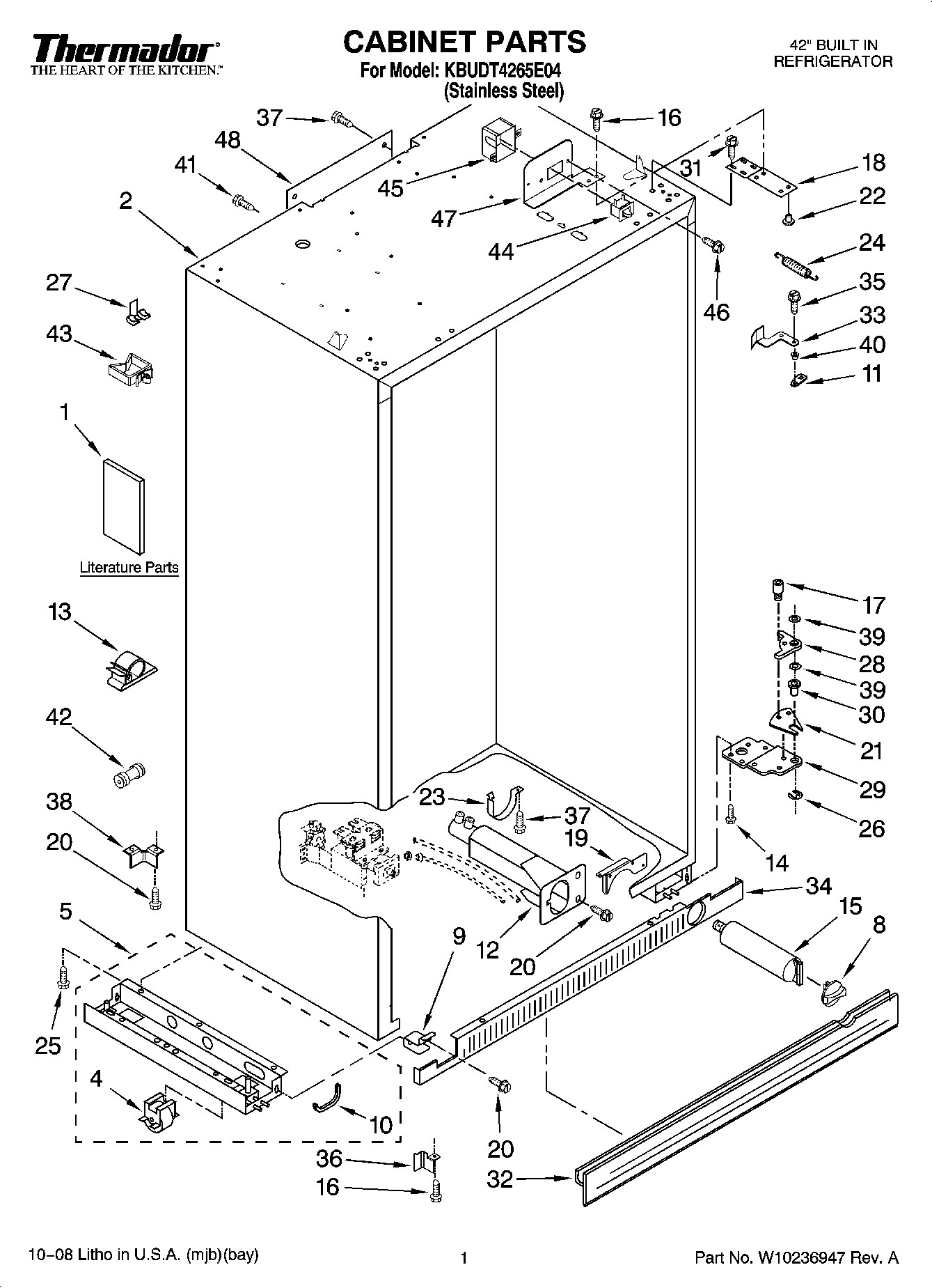 01 - CABINET PARTS