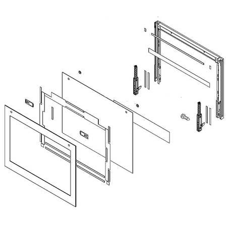 W11334113 Whirlpool Door Glass
