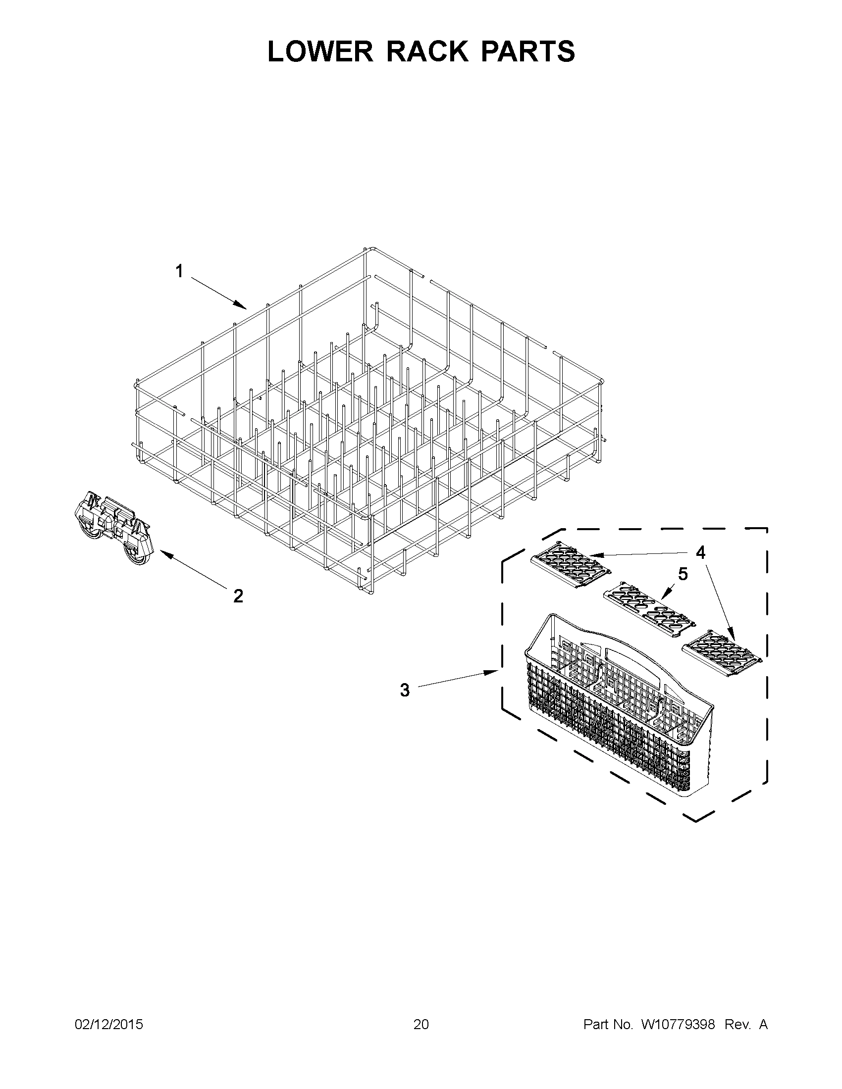 11 - LOWER RACK PARTS
