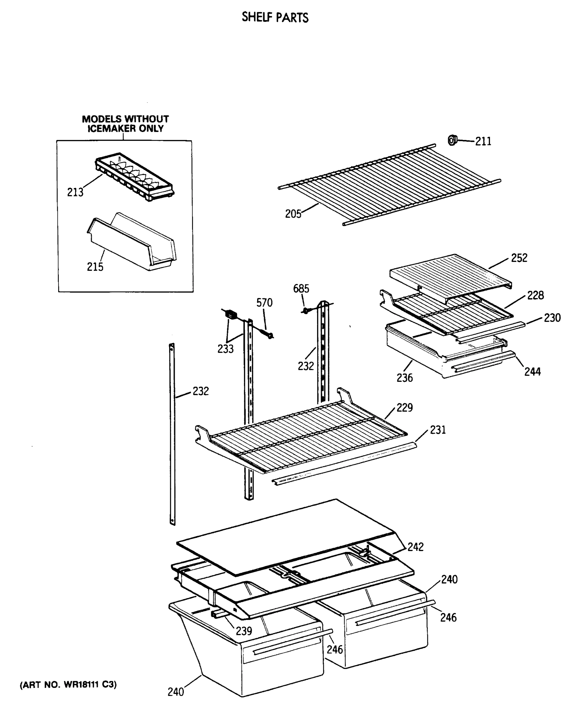 SHELF PARTS