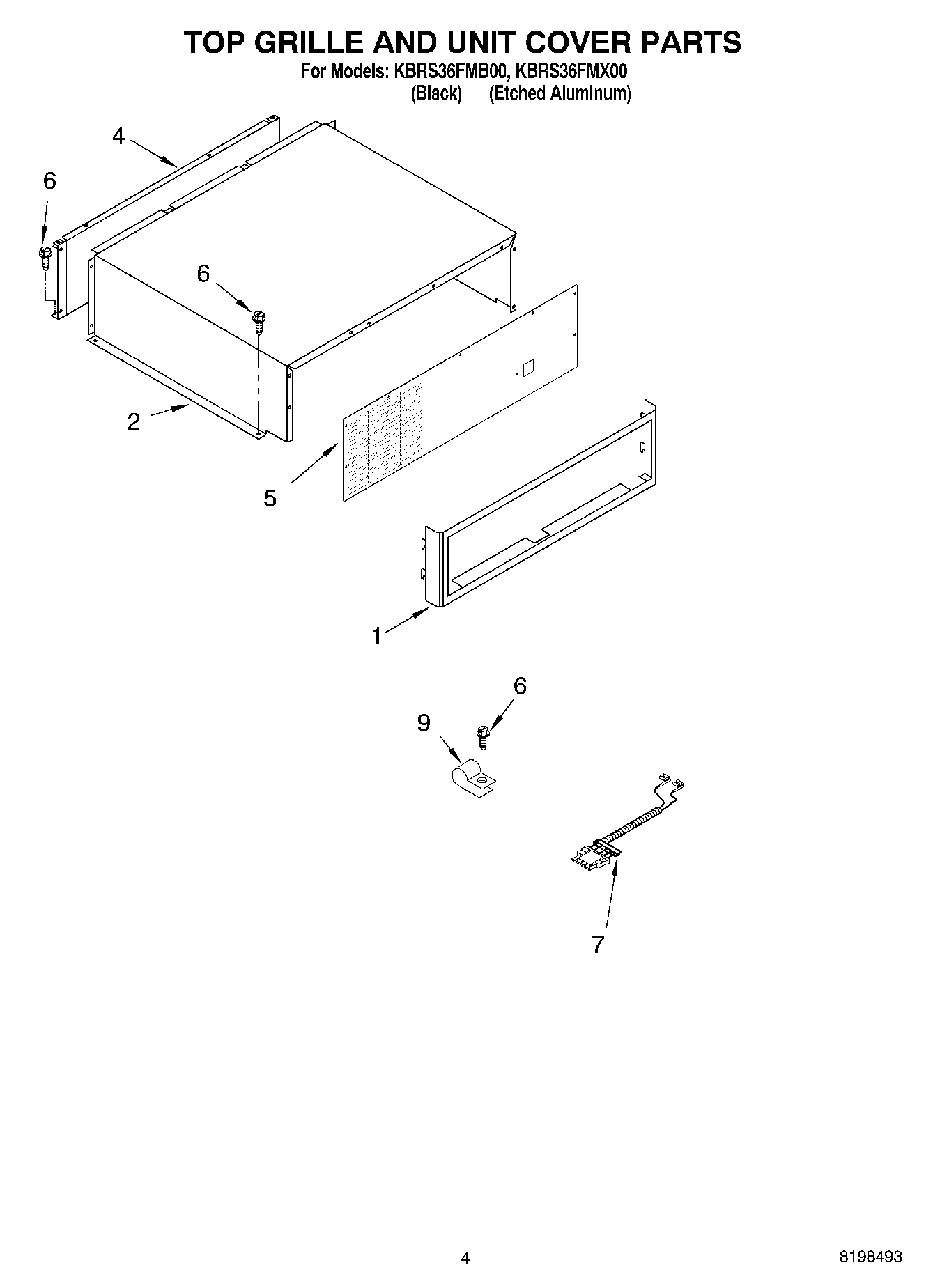 03 - TOP GRILLE AND UNIT COVER PARTS