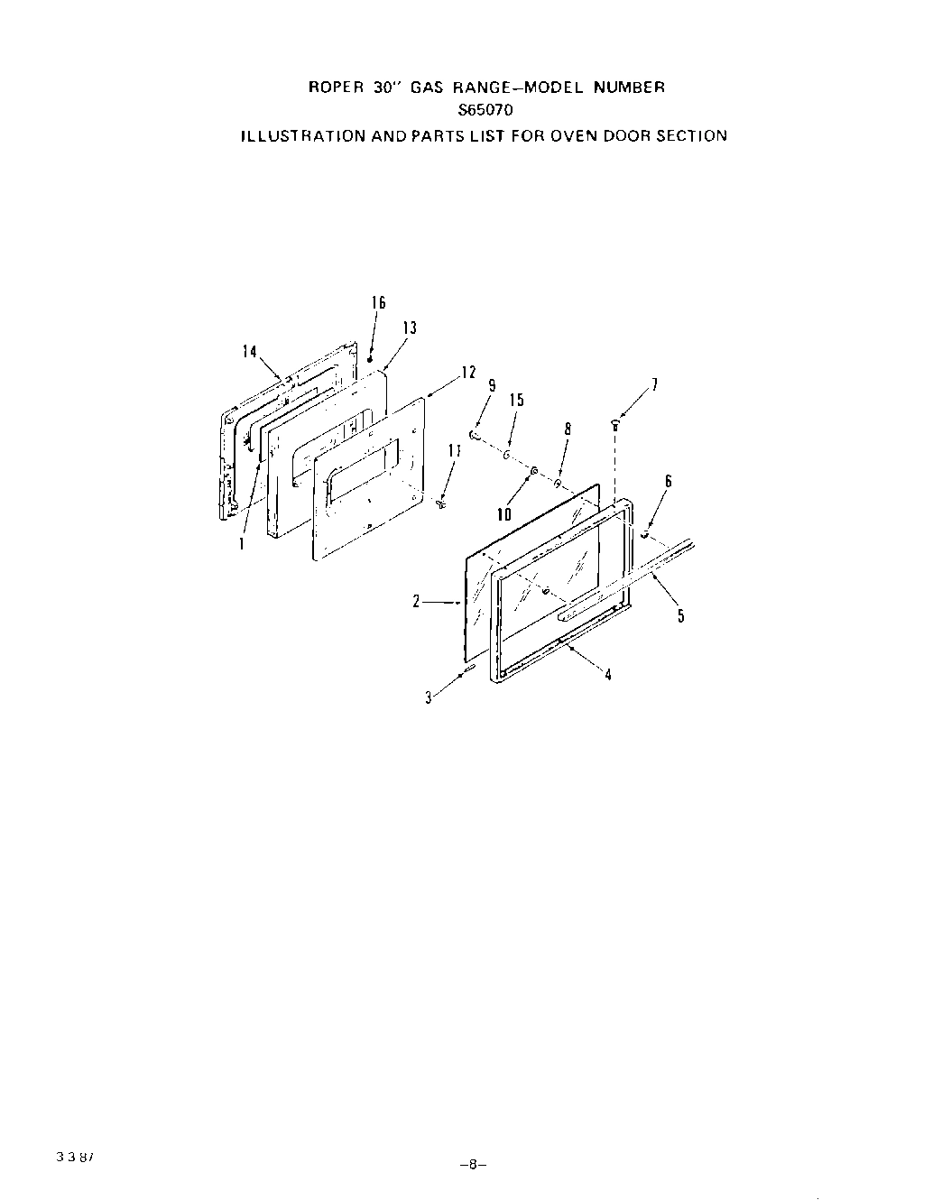 06 - OVEN DOOR