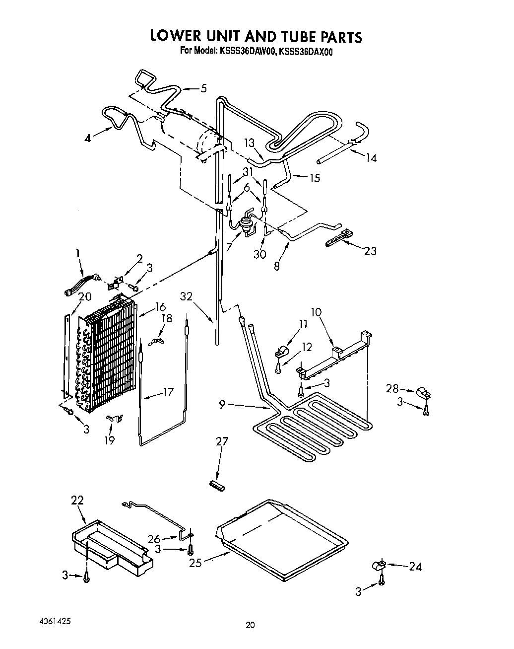 15 - LOWER UNIT AND TUBE