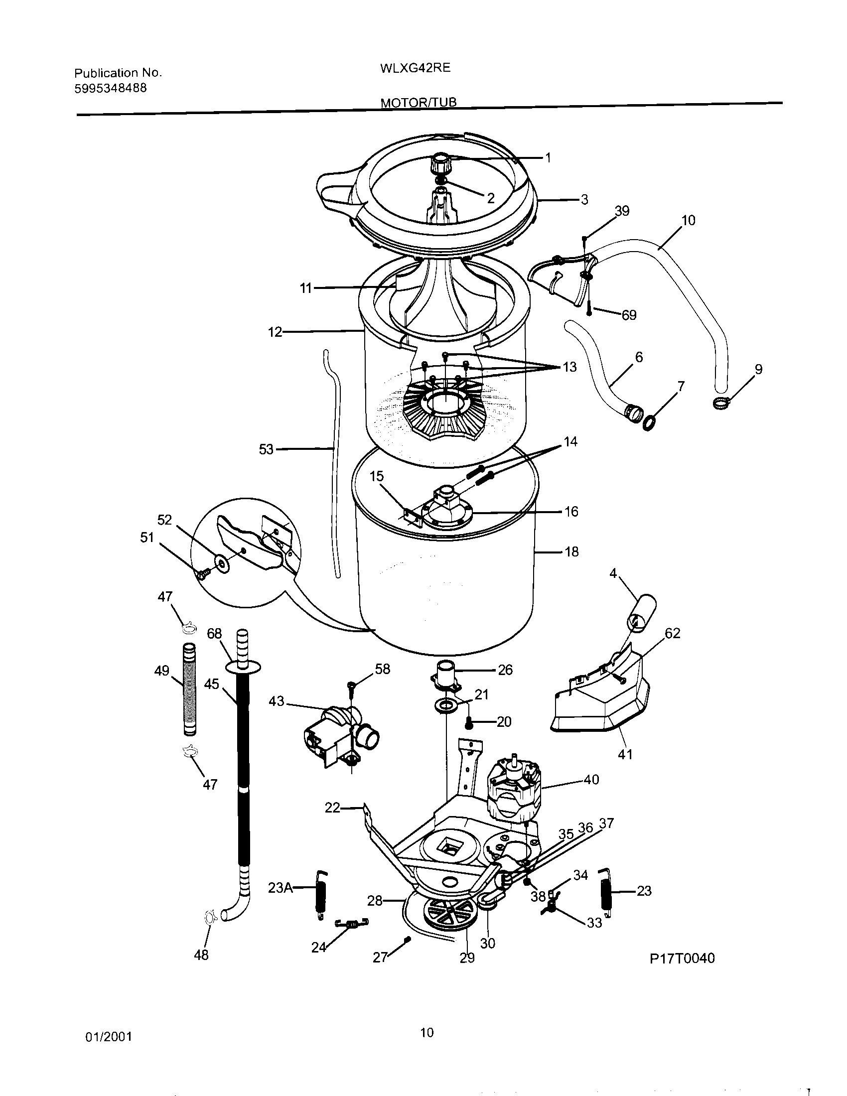 11 - WSHR MTR,HOSE