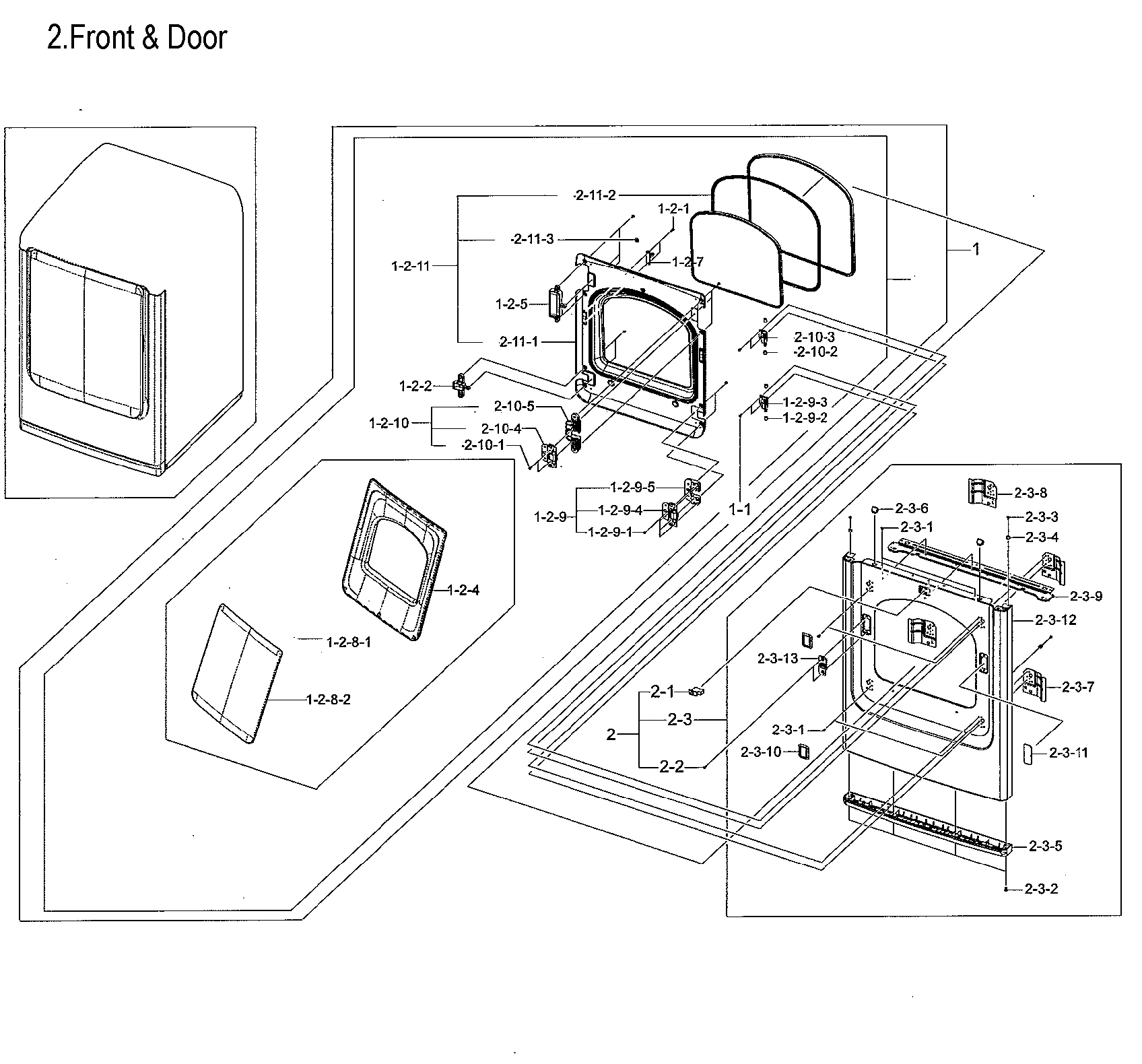 FRAME FRONT & DOOR