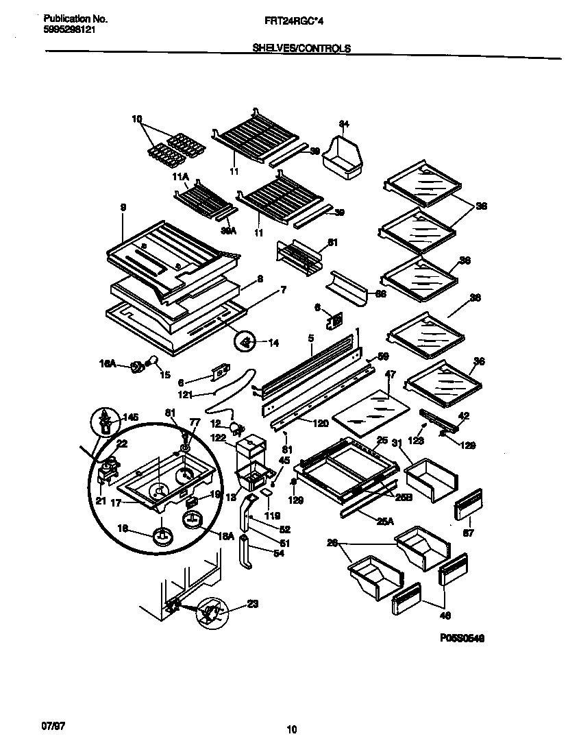 04 - SHELVES/CONTROLS