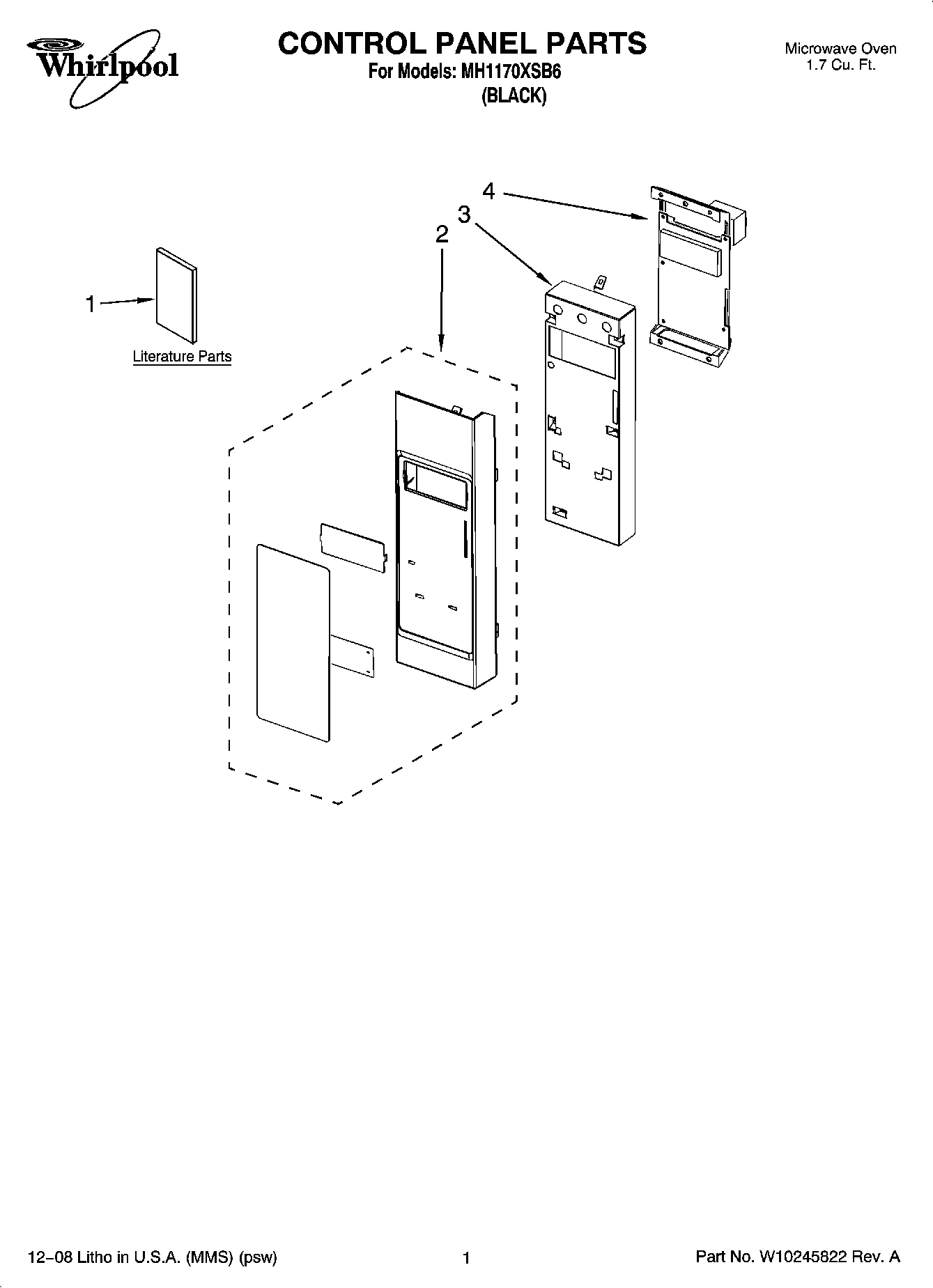 01 - CONTROL PANEL PARTS