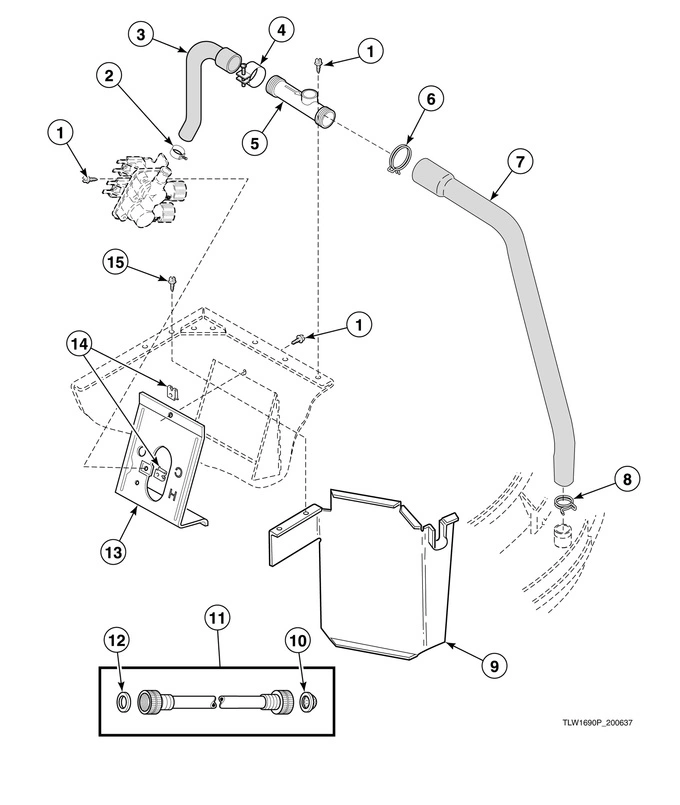 Inlet Hose, Filler Hose, Back Flow Preventer And Mixing Valve Mounting Bracket (drawing 2 Of 2)