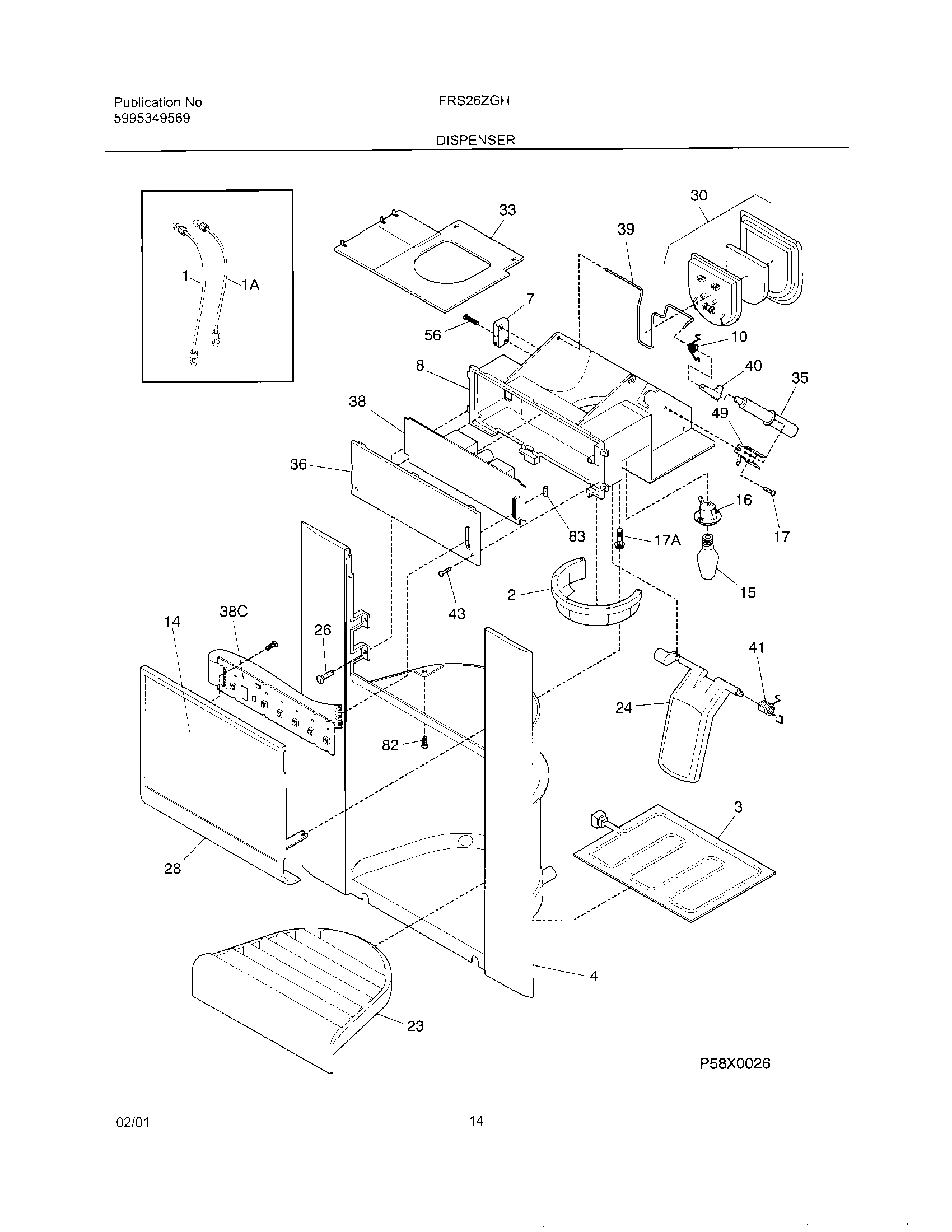 15 - ICE & WATER DISPENSER