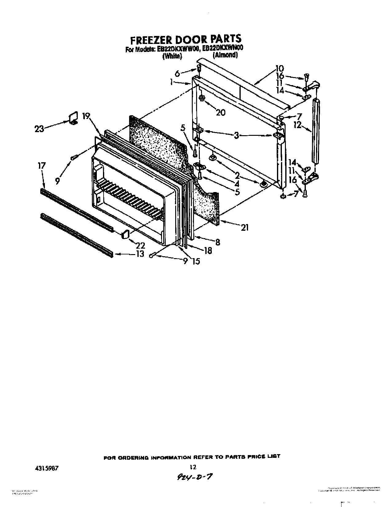 08 - FREEZER DOOR