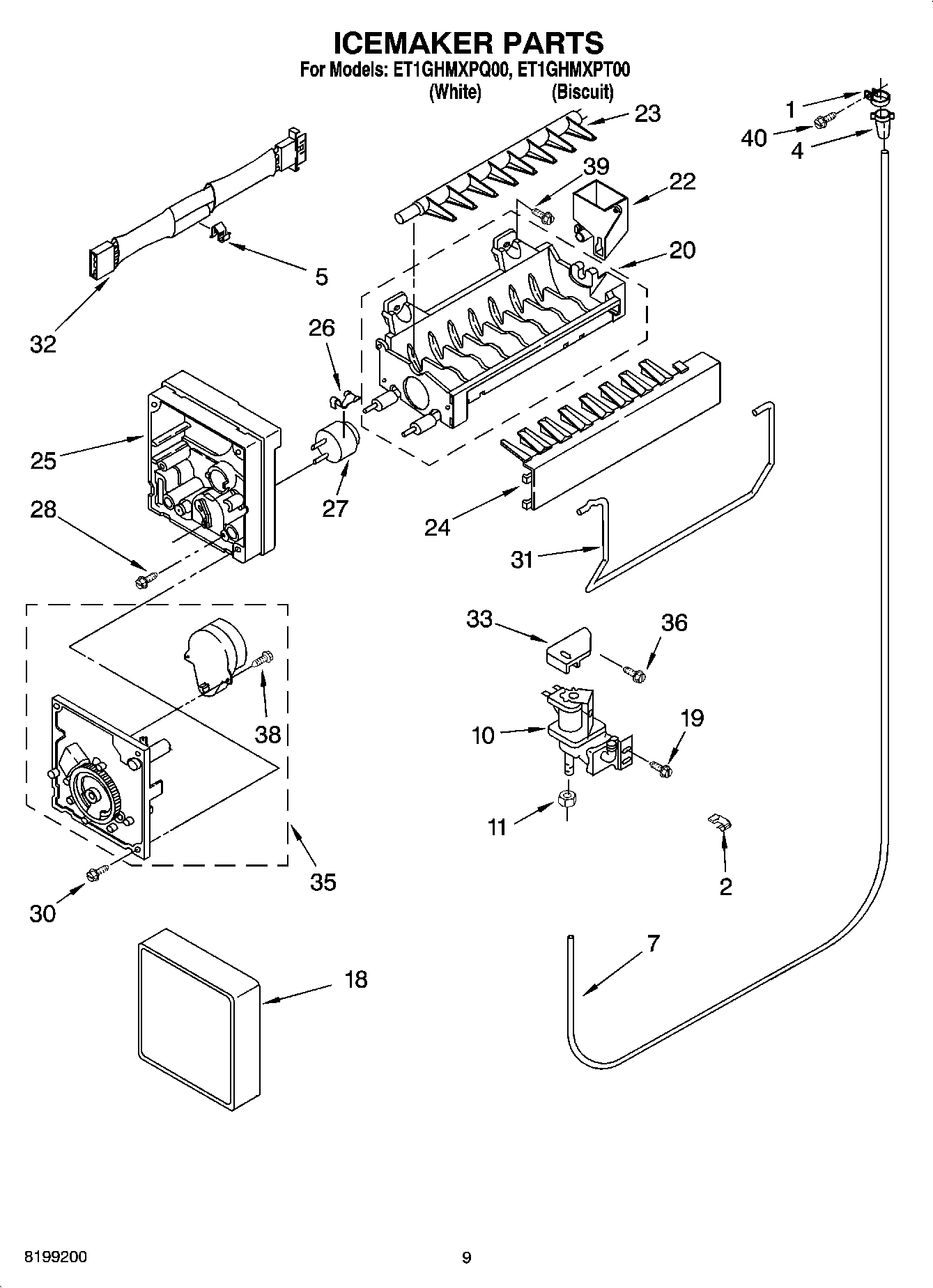 05 - ICEMAKER PARTS