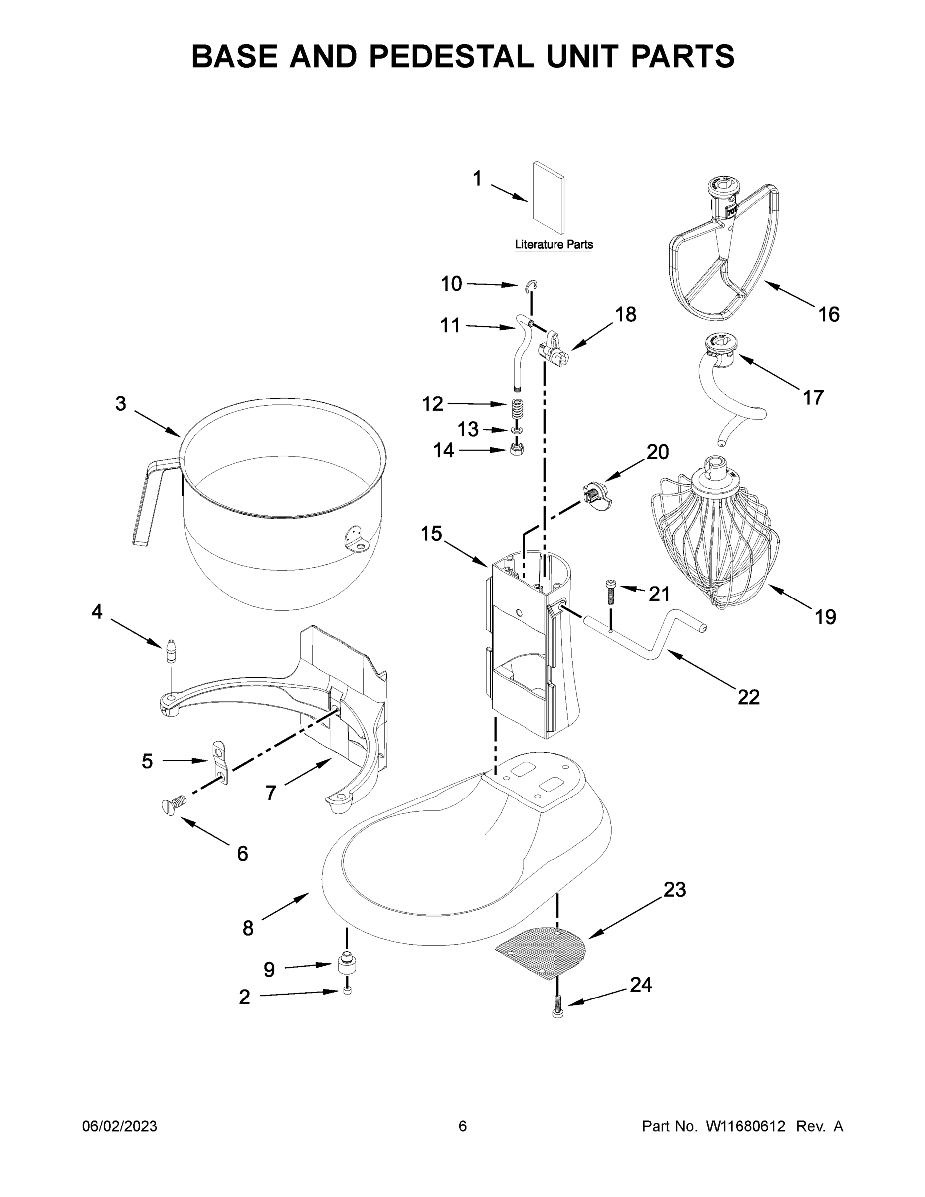 04 - BASE AND PEDESTAL UNIT PARTS
