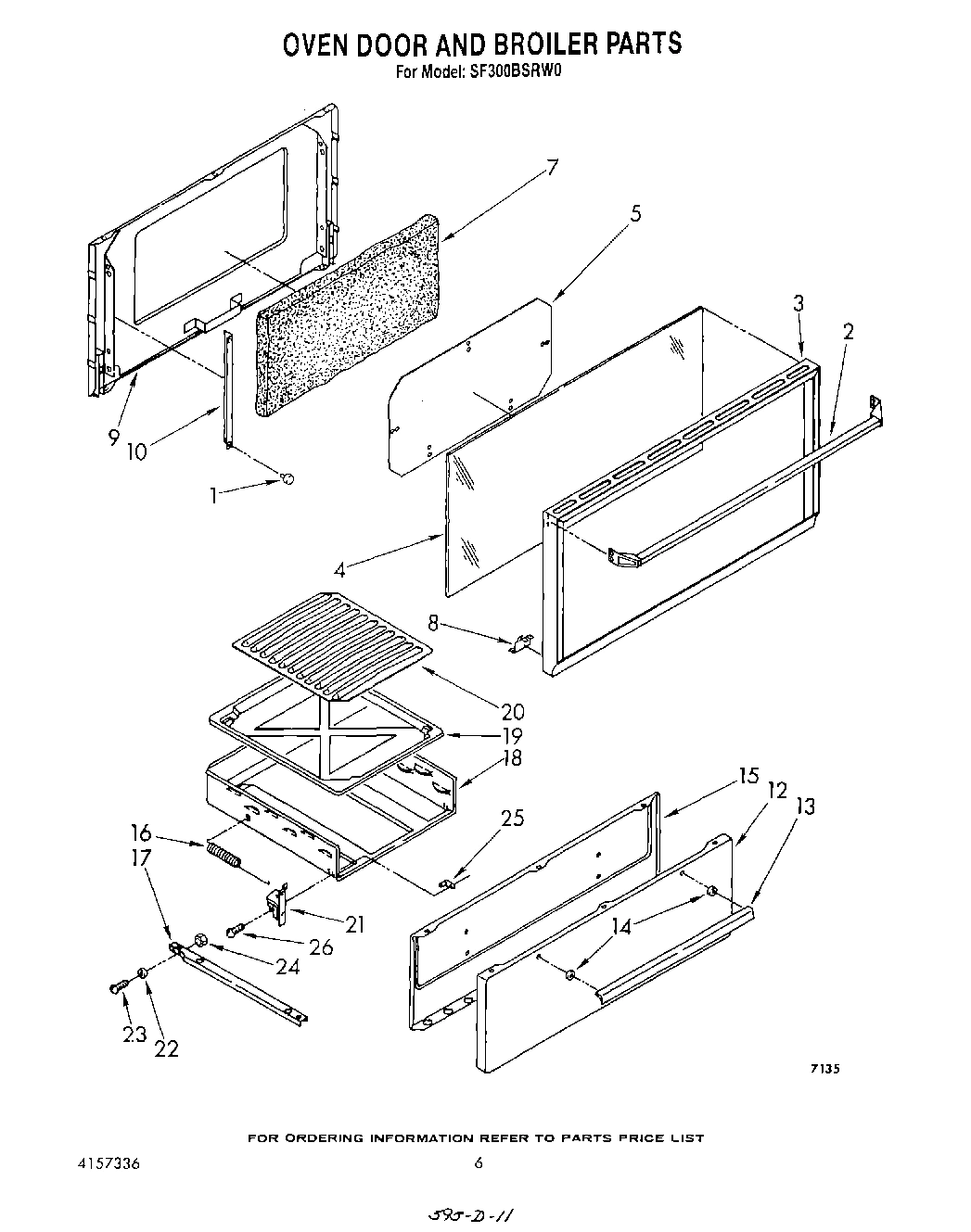 05 - OVEN DOOR AND BROILER