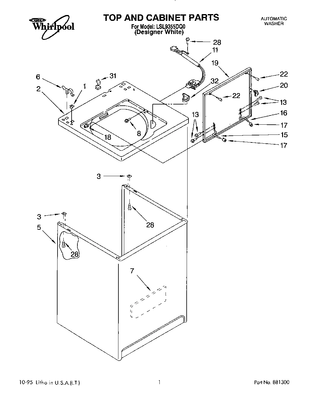 01 - TOP AND CABINET