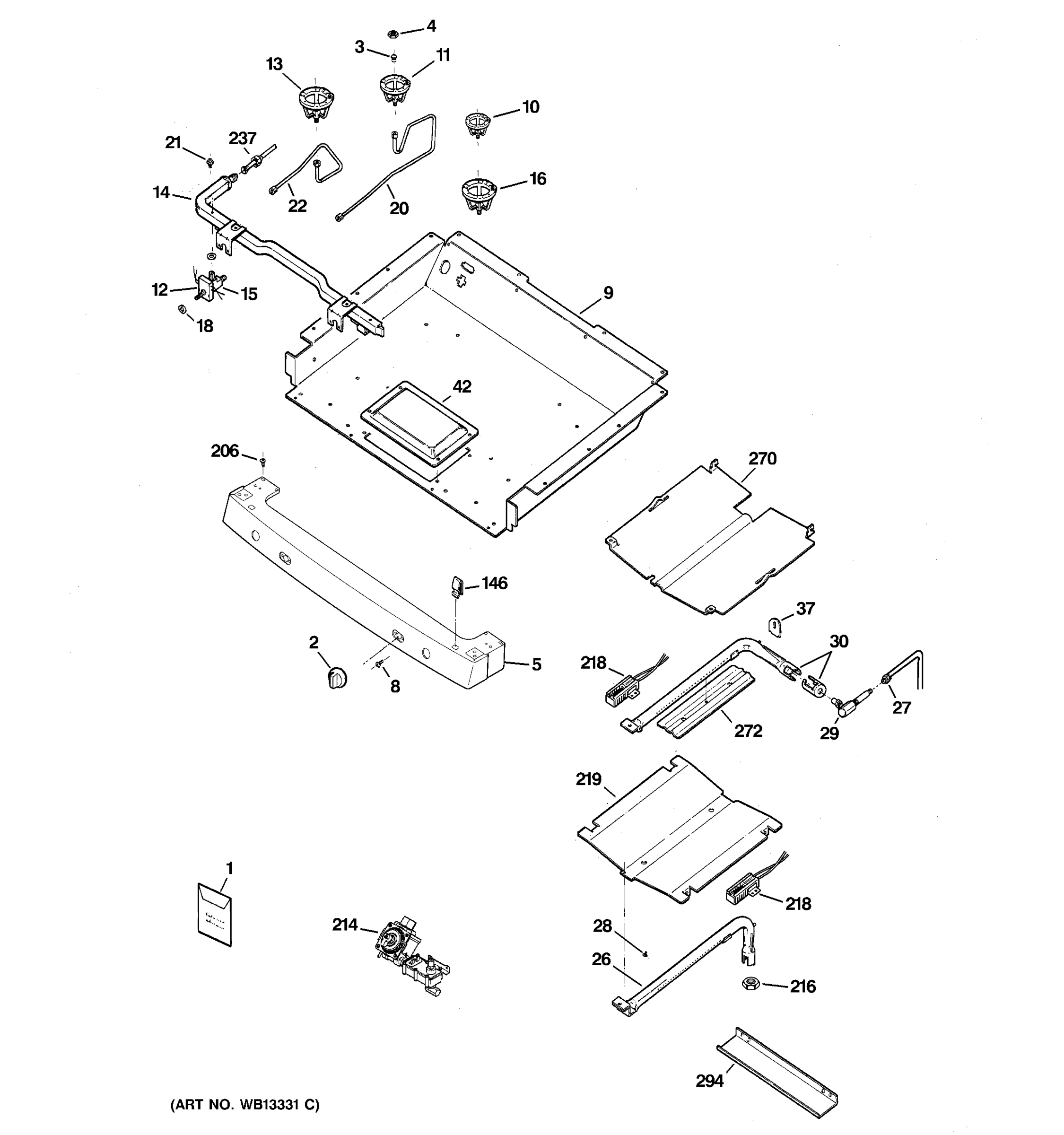 GAS & BURNER PARTS