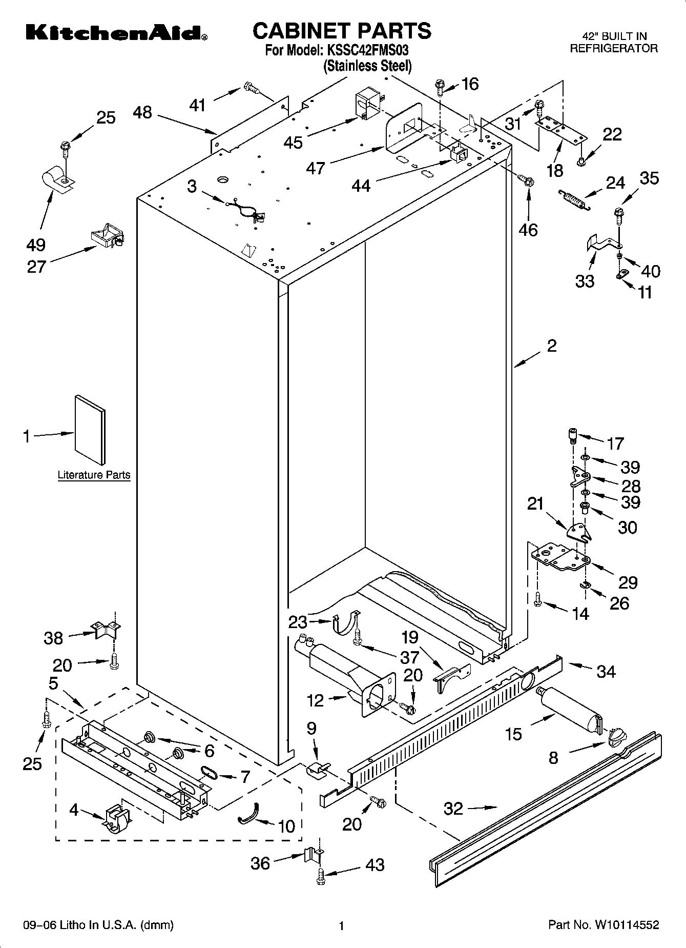 01 - CABINET PARTS