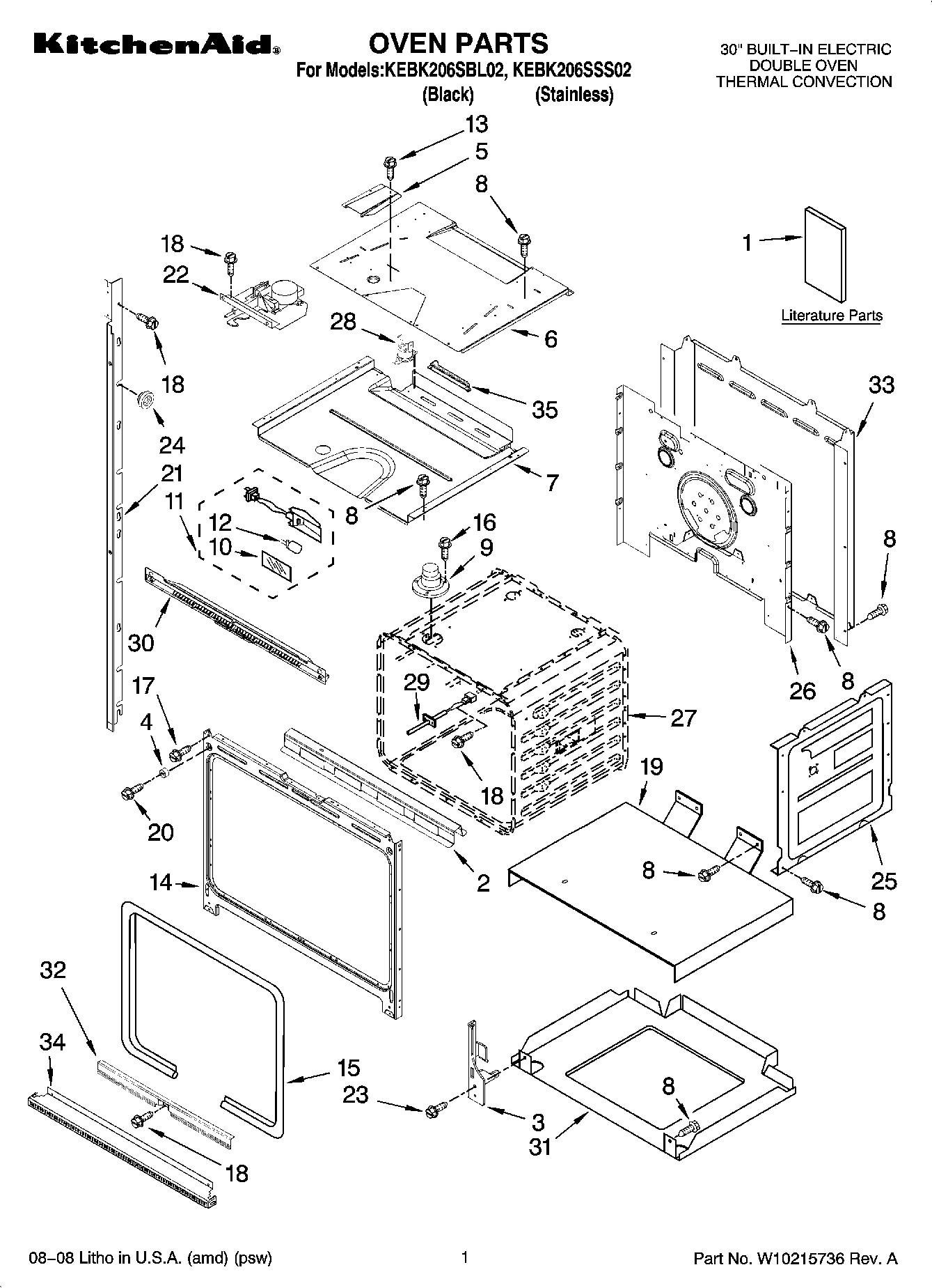 01 - OVEN PARTS