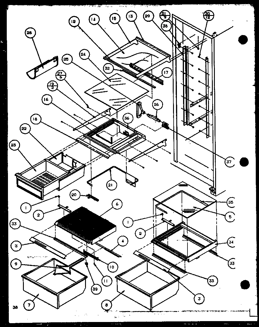 11 - REF FOR SHELVING AND DRAWERS