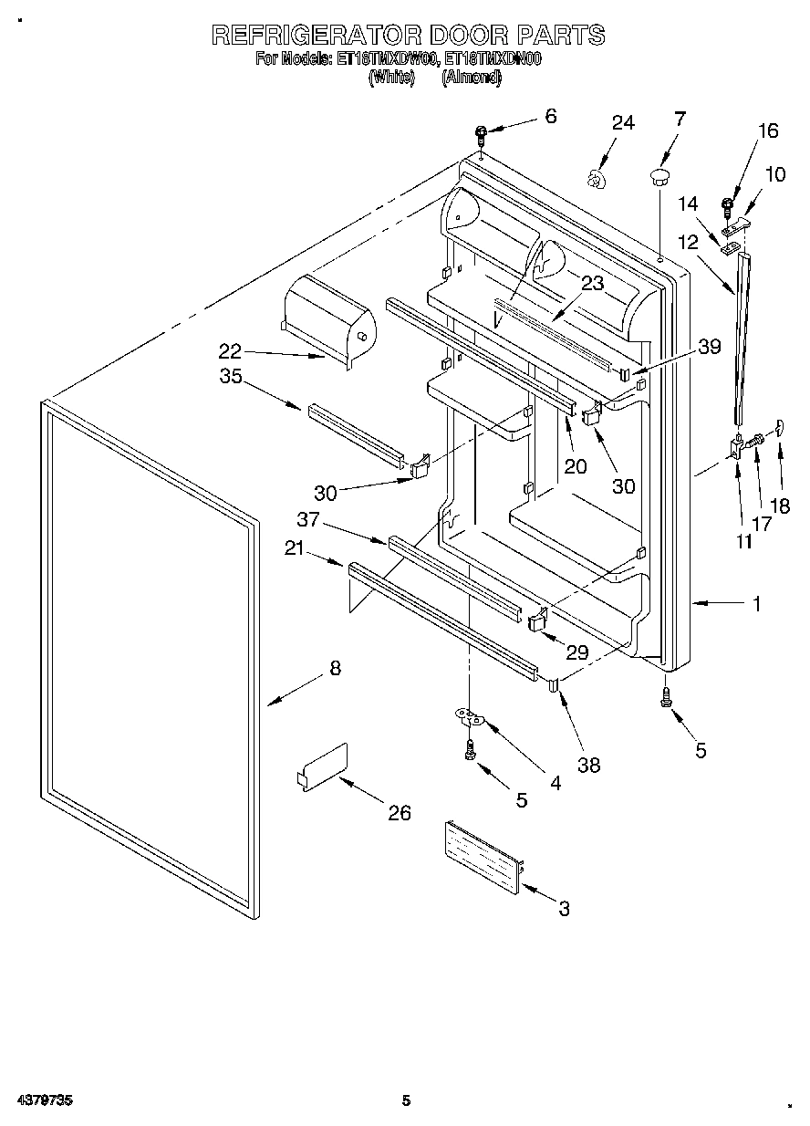 04 - REFRIGERATOR DOOR