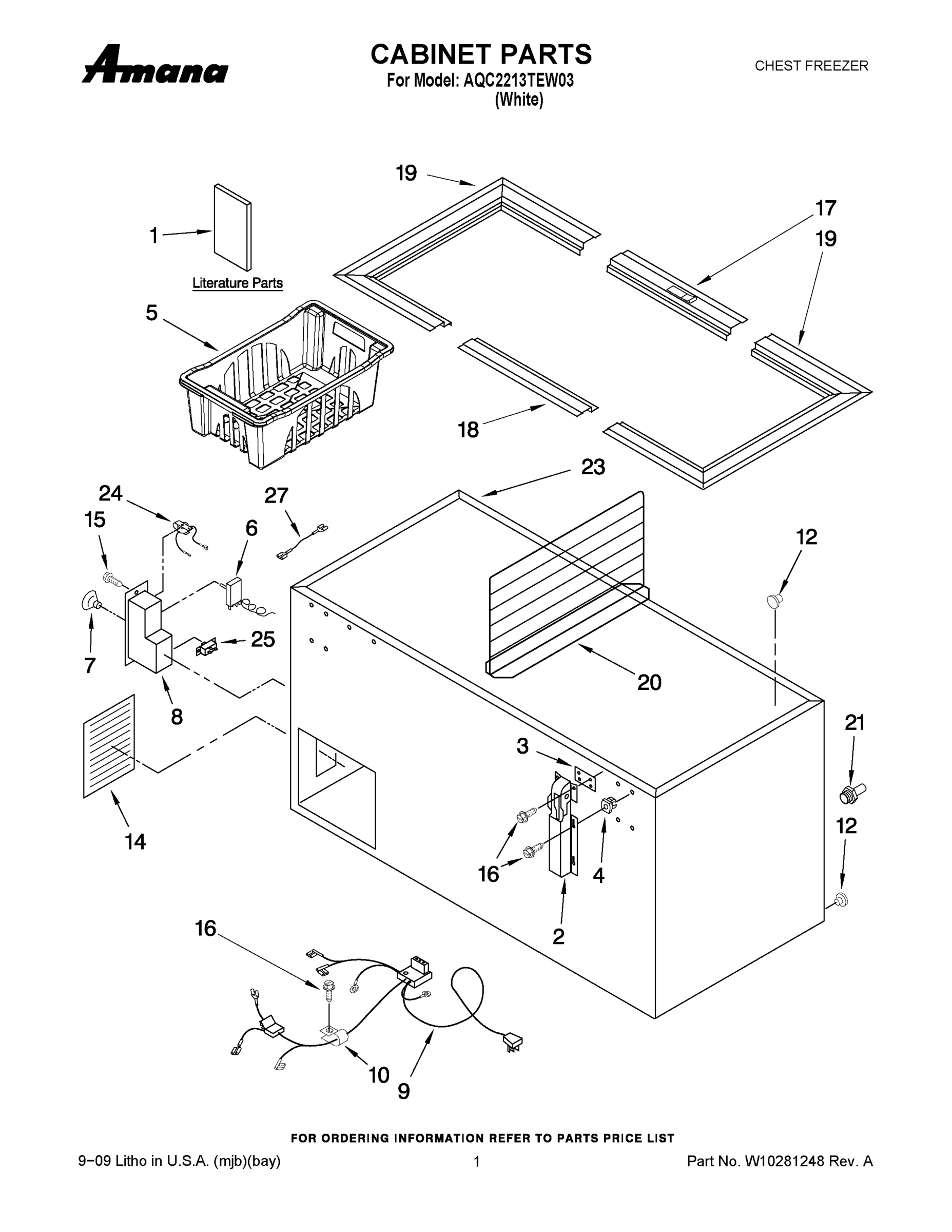 01 - CABINET PARTS