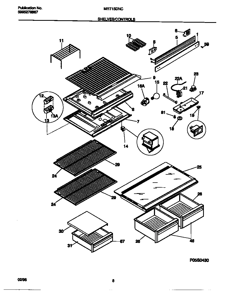 04 - SHELVES/CONTROLS