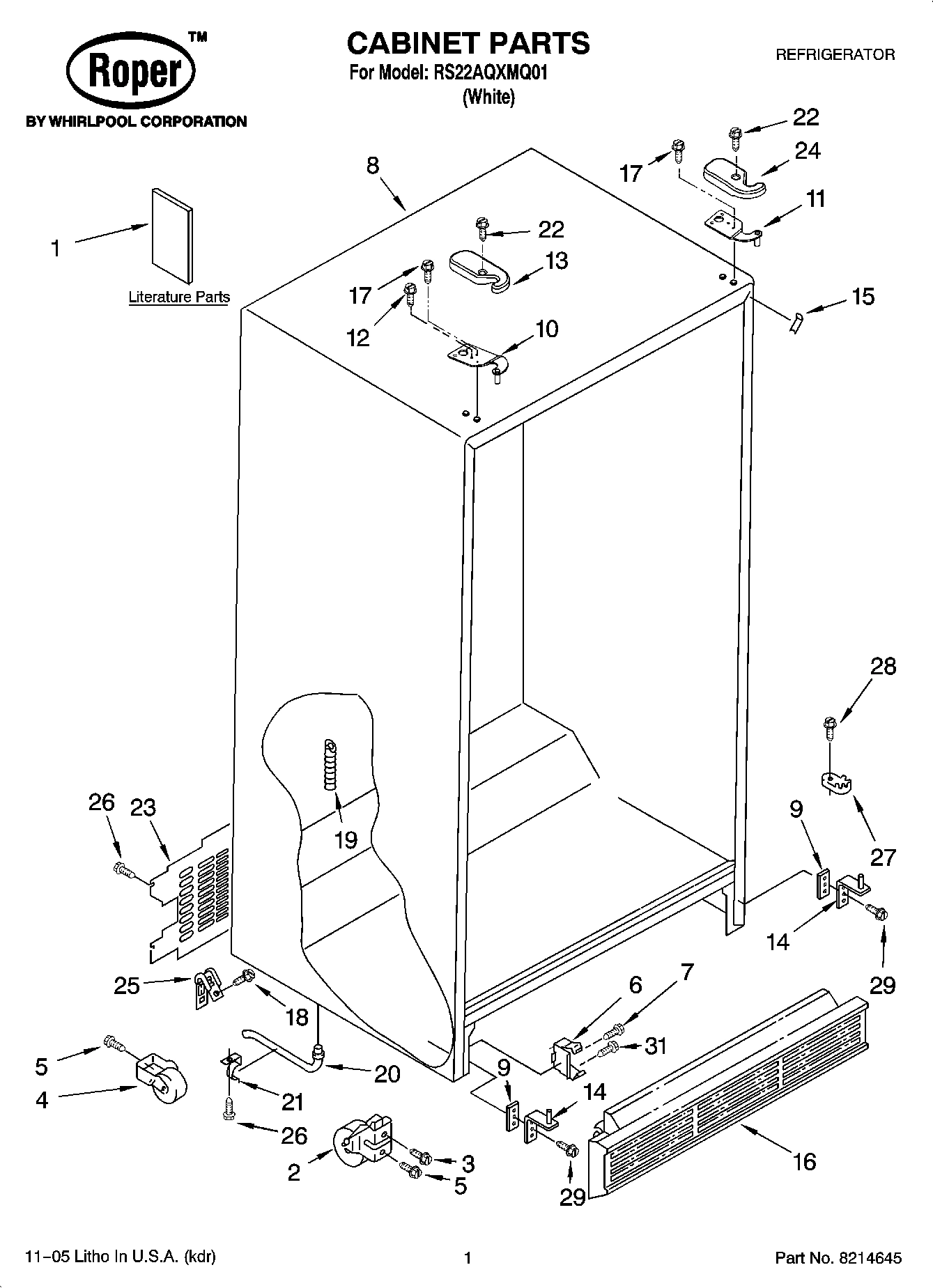 01 - CABINET PARTS