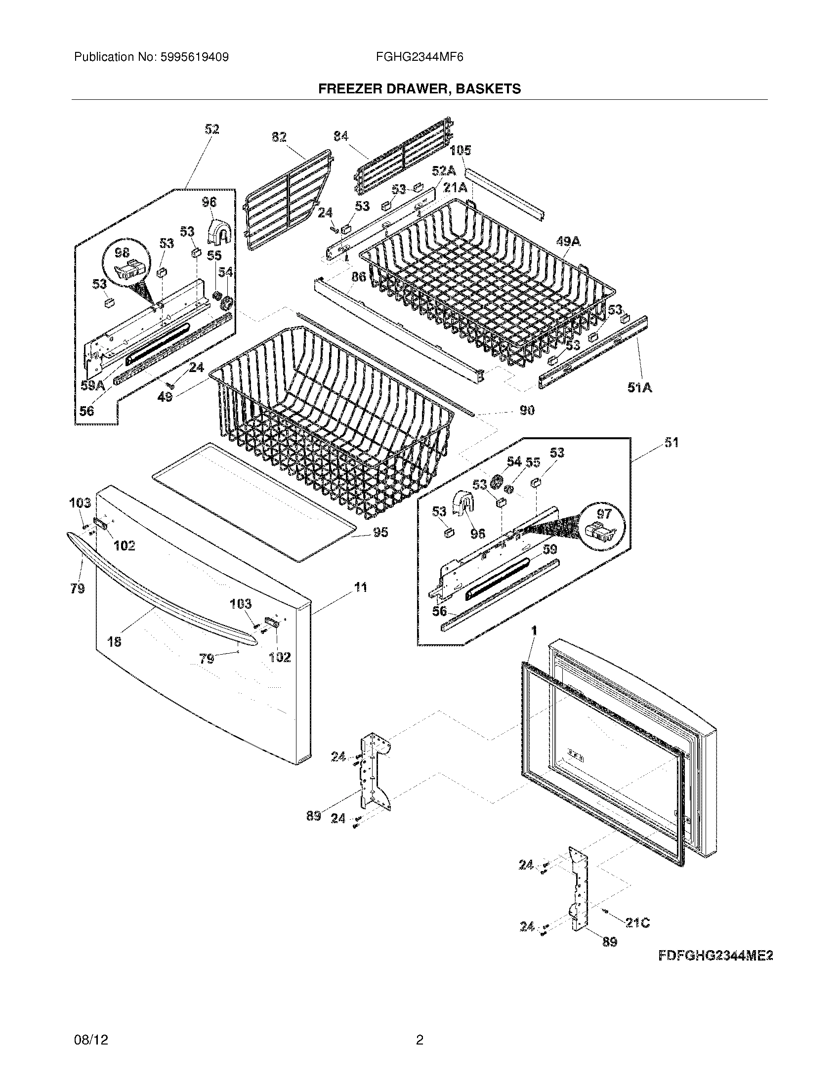 03 - FREEZER DRAWER, BASKETS