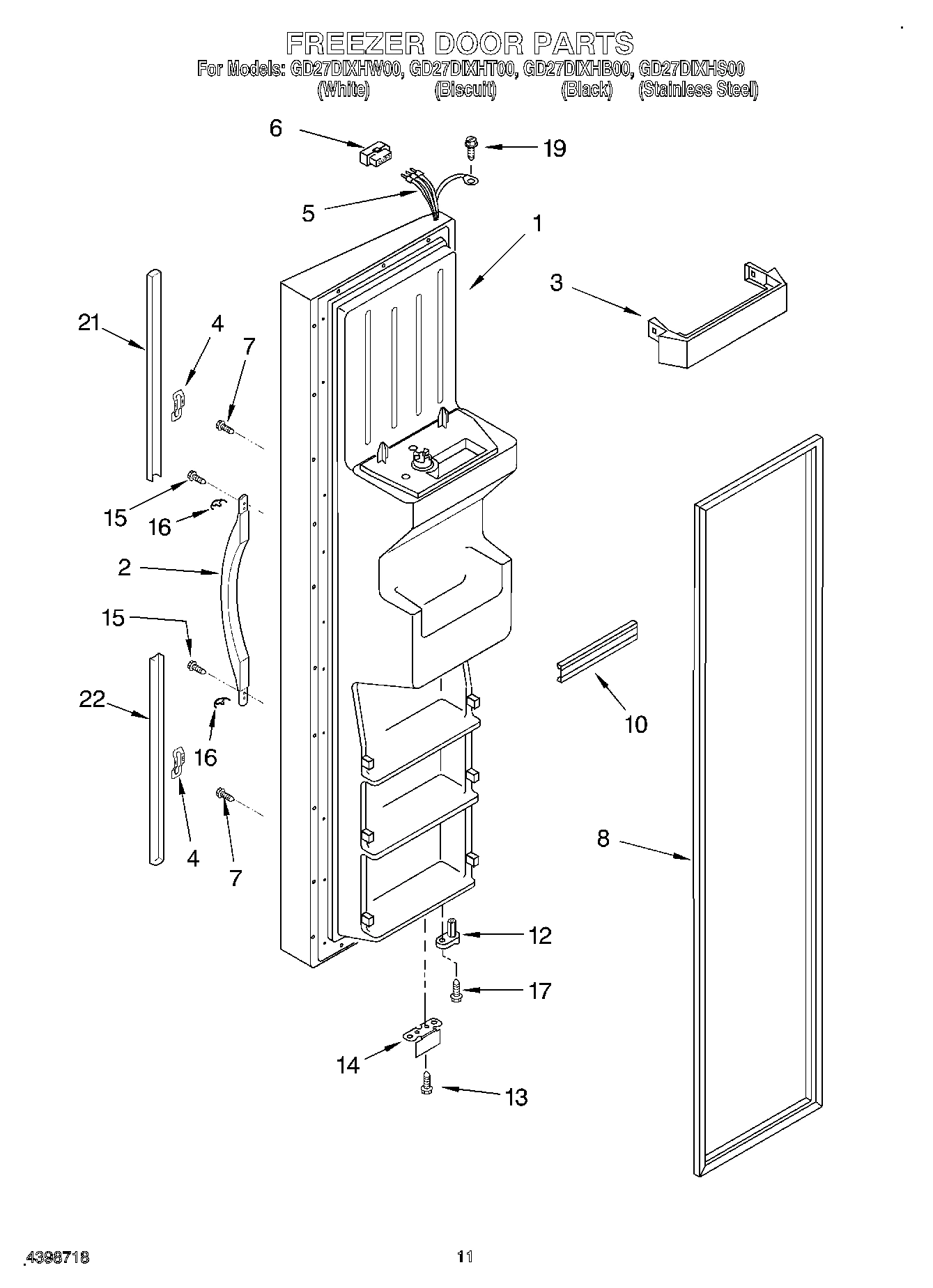 07 - FREEZER DOOR