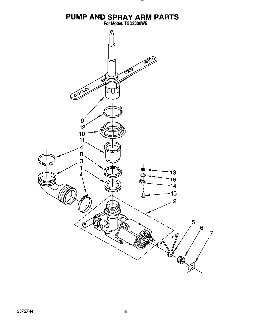 05 - PUMP AND SPRAY ARM